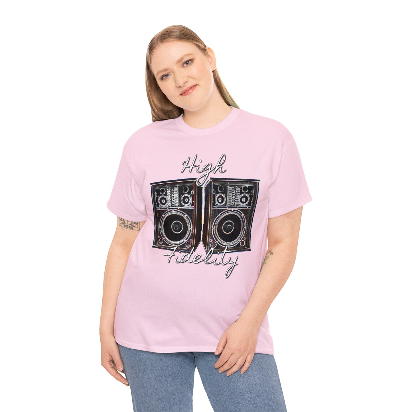 Audiophile, Vintage Stereo Speakers, High Fidelity, Lover of Music, Vintage Heavy Cotton Tee