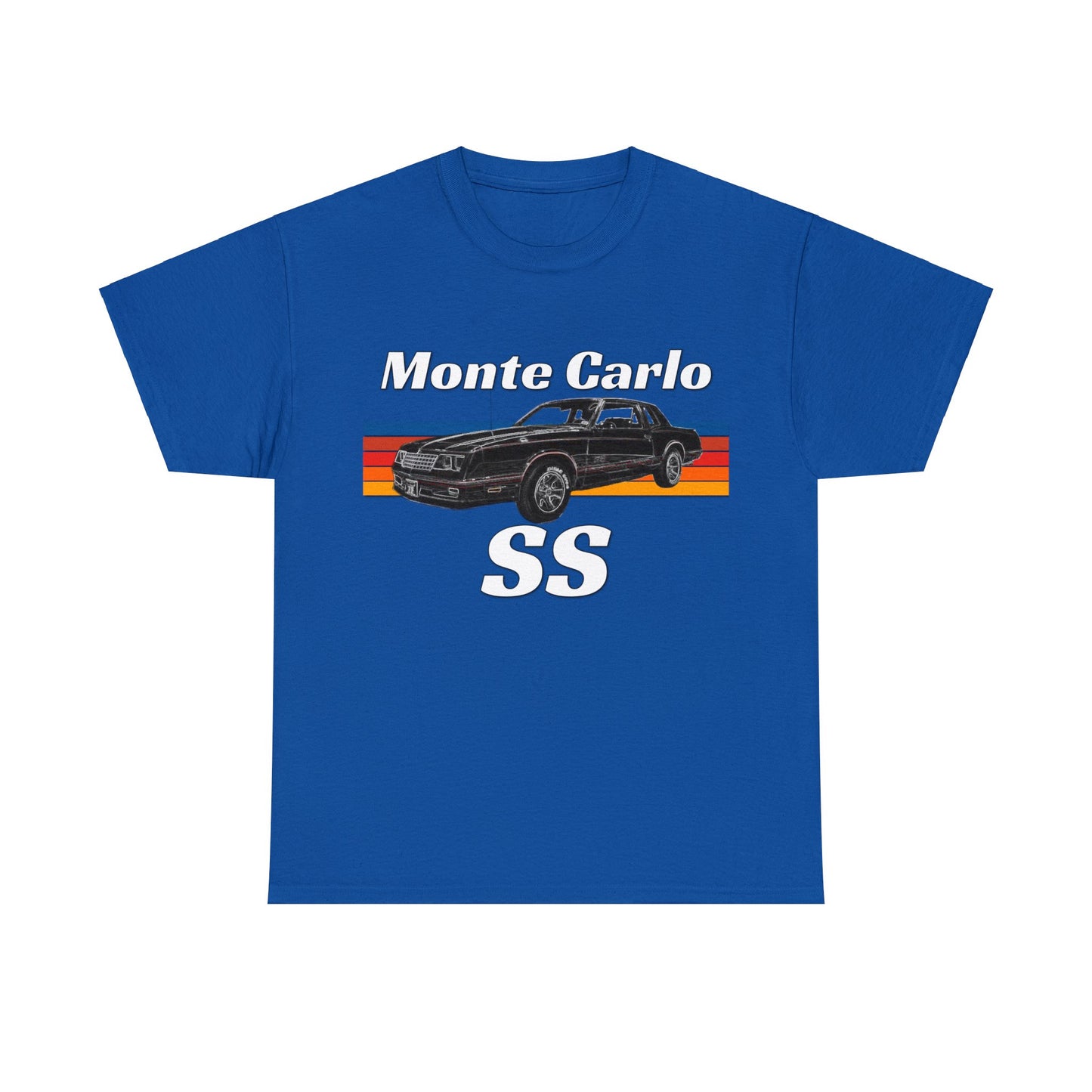 Monte Carlo SS Muscle Car, Vintage American Muscle Car Heavy Cotton Tee