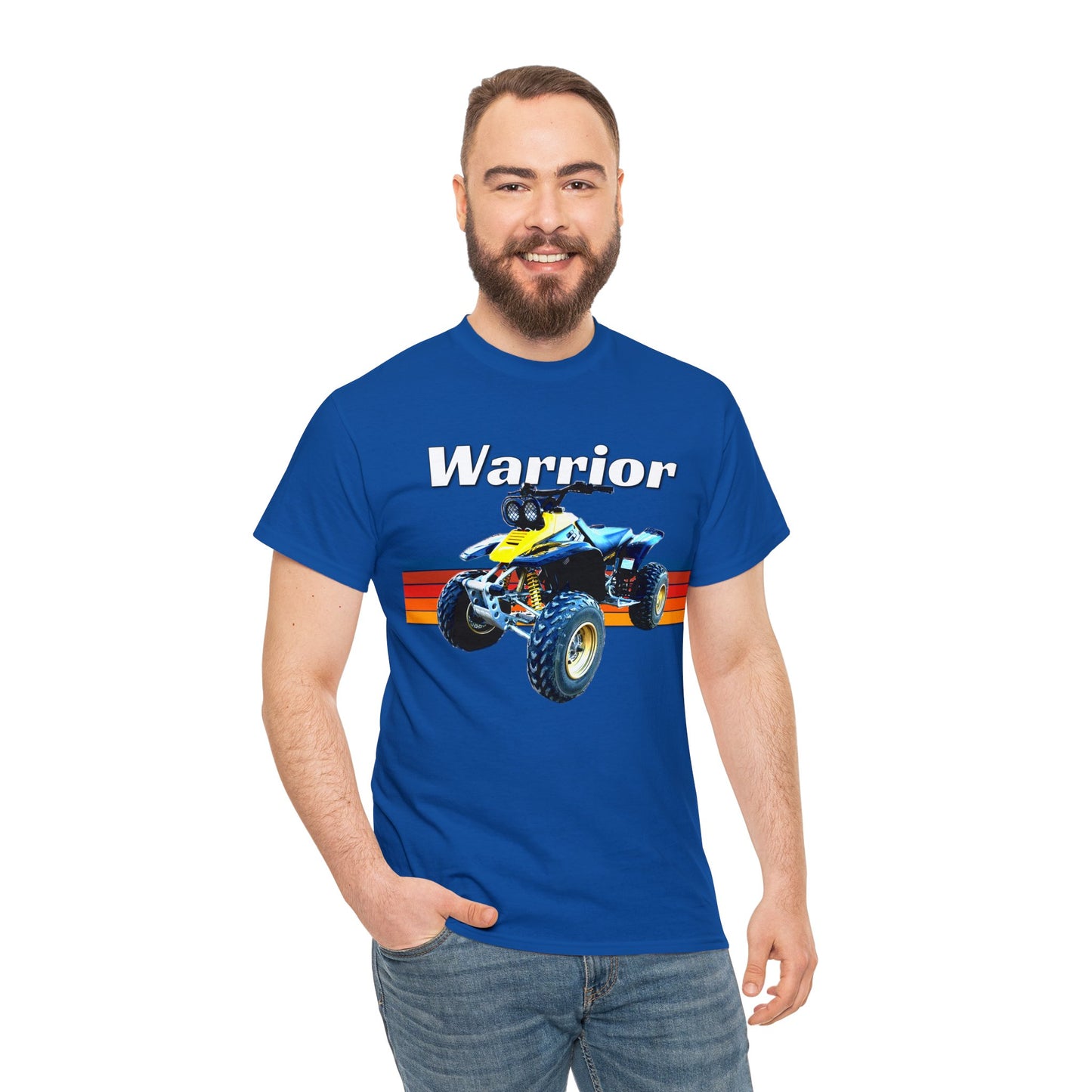 Warrior Quad Bike ATC ATV 4 wheeler Off Road Heavy Cotton Tee