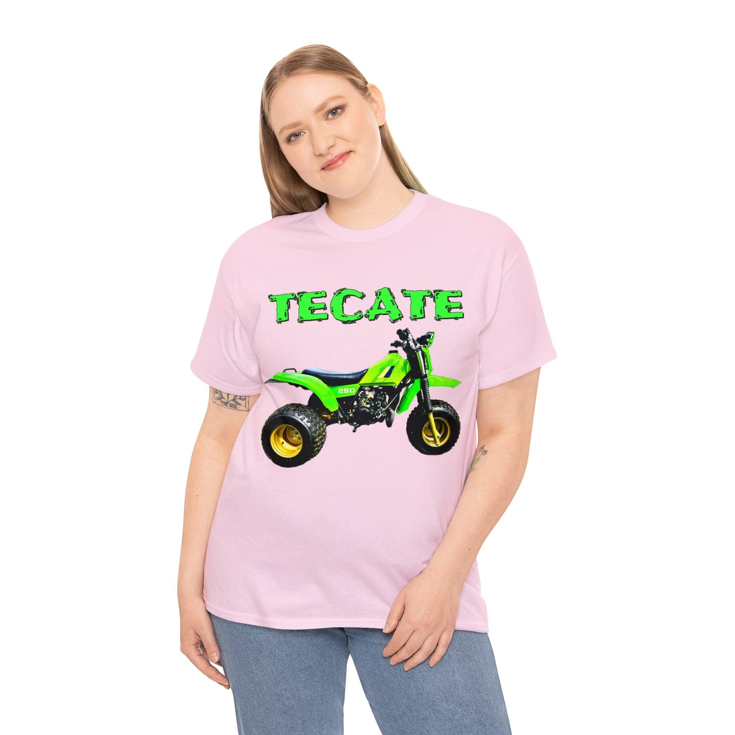 Tecate Vintage Three Wheeler 3 Wheeler ATC ATV Heavy Cotton Tee