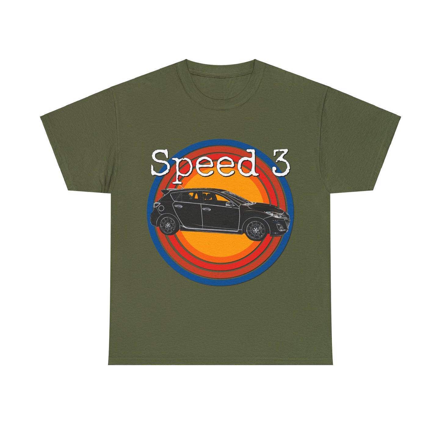 Speed 3 Hot Hatch Turbo Charged Car Subie Heavy Cotton Tee