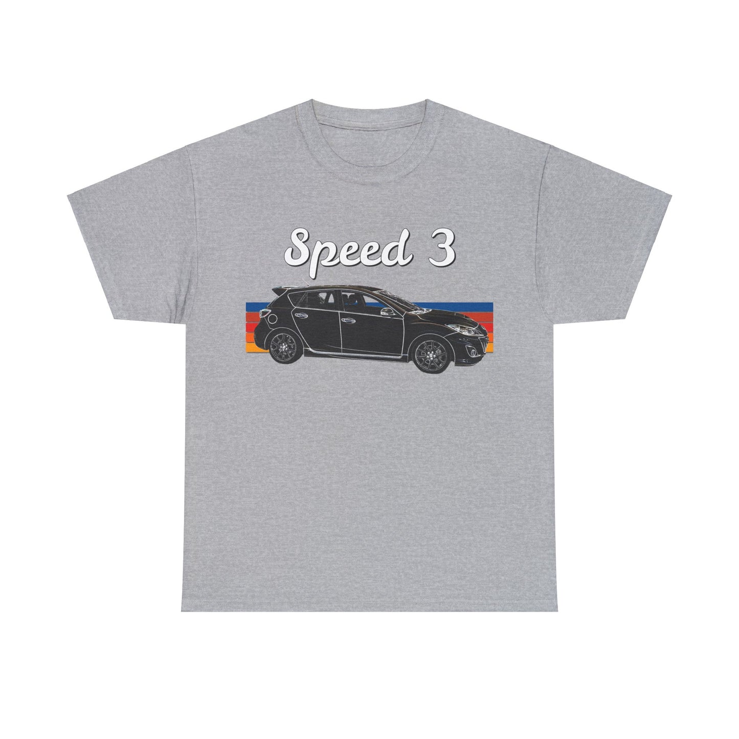 Speed 3 Hot Hatch Turbo Charged Car Subie Heavy Cotton Tee