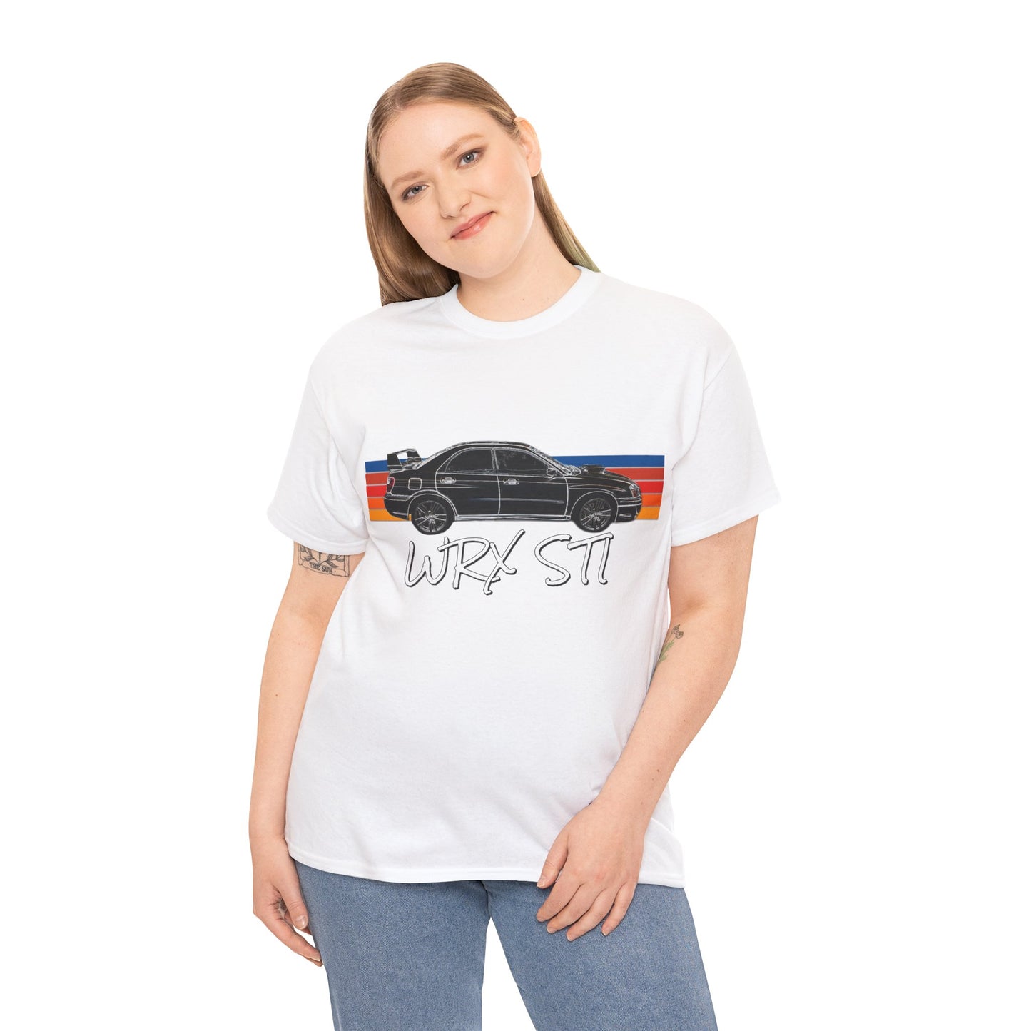 Impreza WRX STI Turbo Charged Subie Sports Car Heavy Cotton Tee