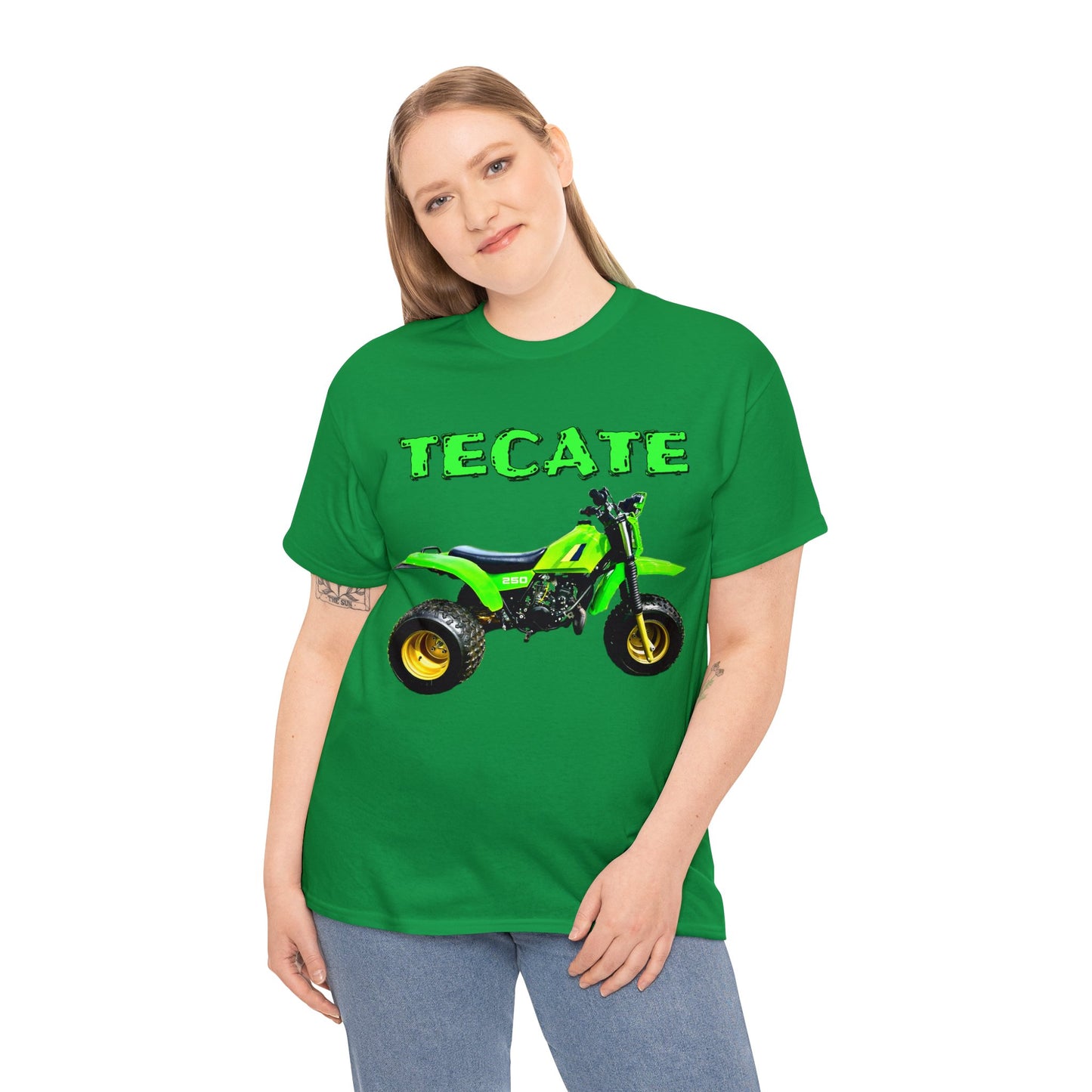 Tecate Vintage Three Wheeler 3 Wheeler ATC ATV Heavy Cotton Tee