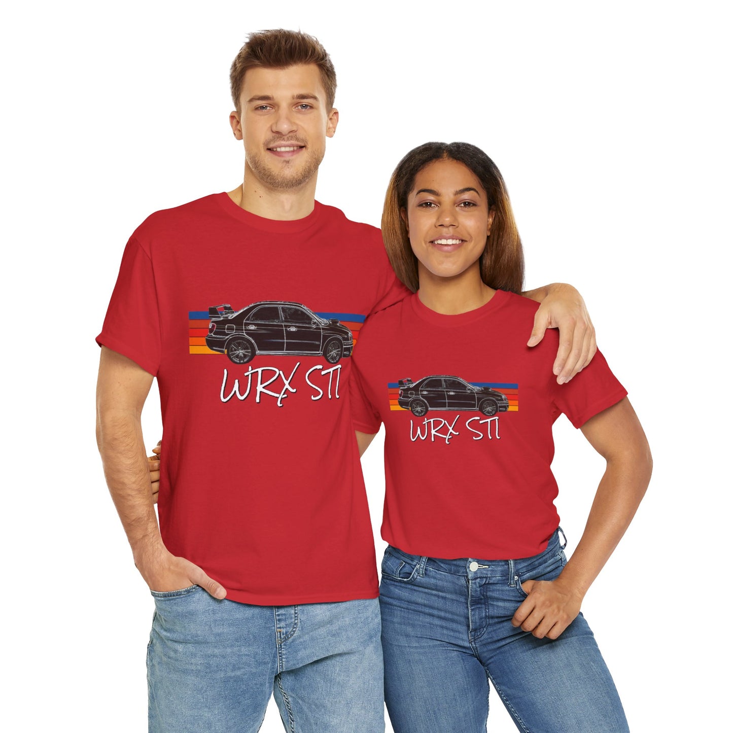 Impreza WRX STI Turbo Charged Subie Sports Car Heavy Cotton Tee