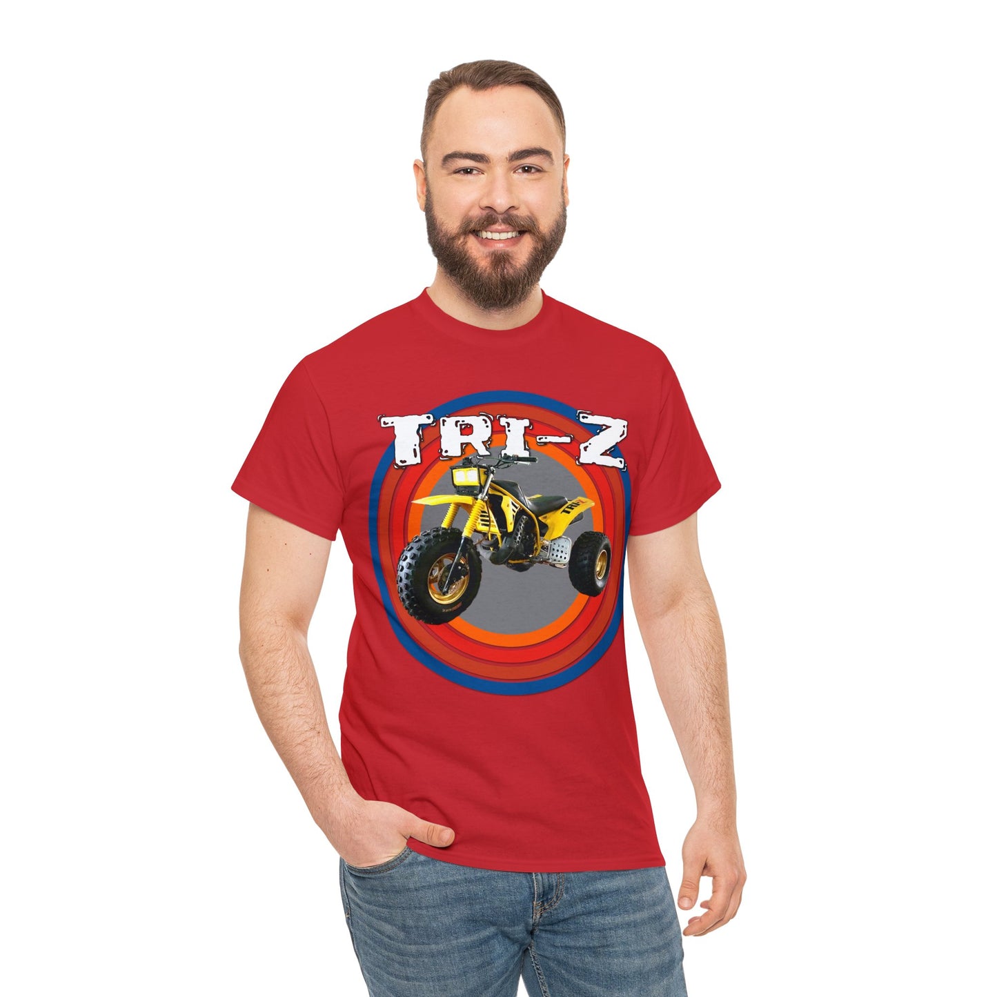 Tri Z Vintage Three Wheeler 3 Wheeler ATC ATV Heavy Cotton Tee