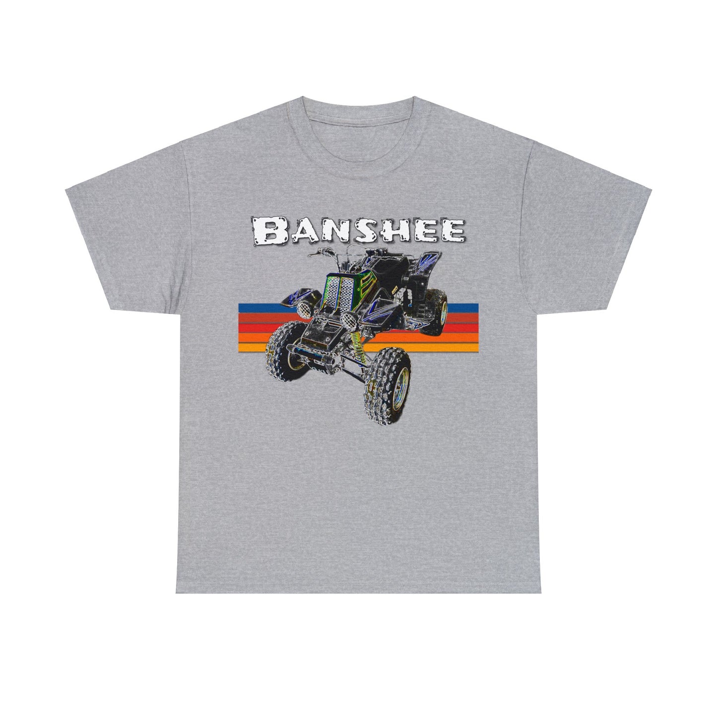 Banshee Quad ATV, Banshee Four Wheeler, Quad Bike Heavy Cotton Tee