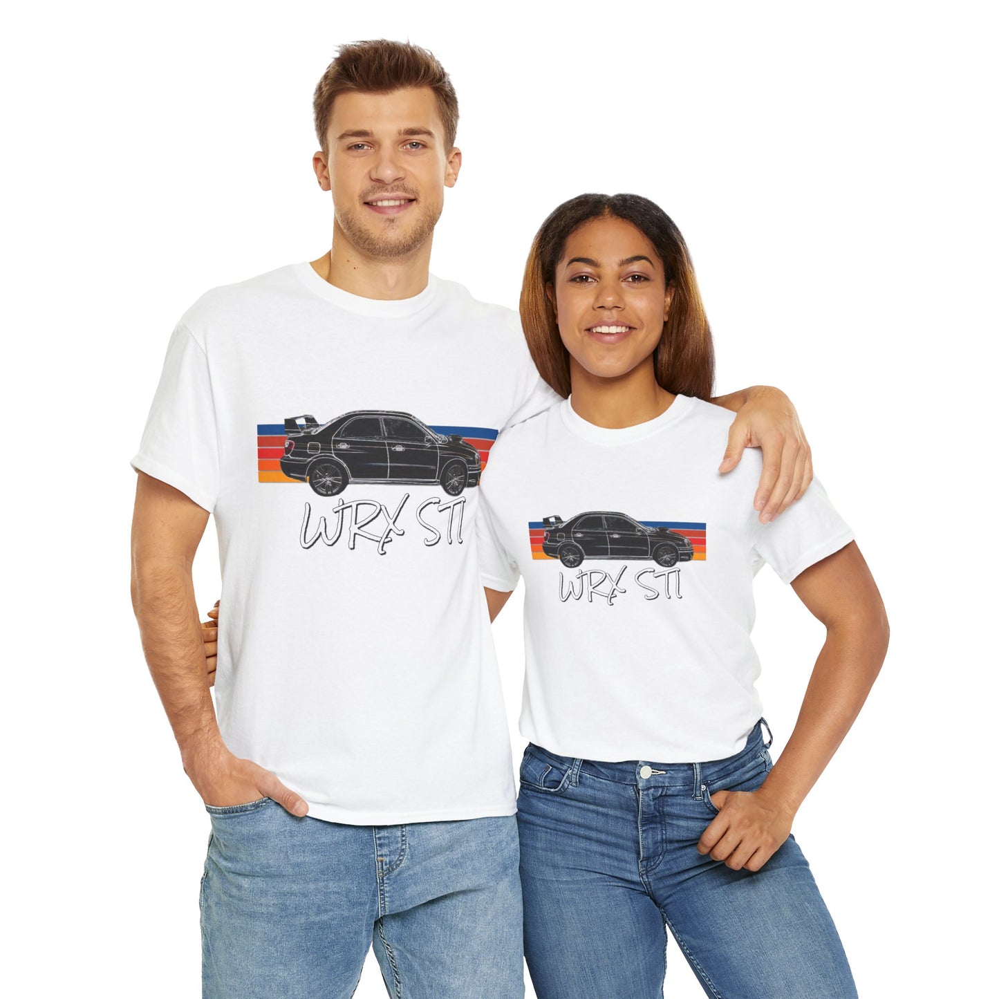 Impreza WRX STI Turbo Charged Subie Sports Car Heavy Cotton Tee