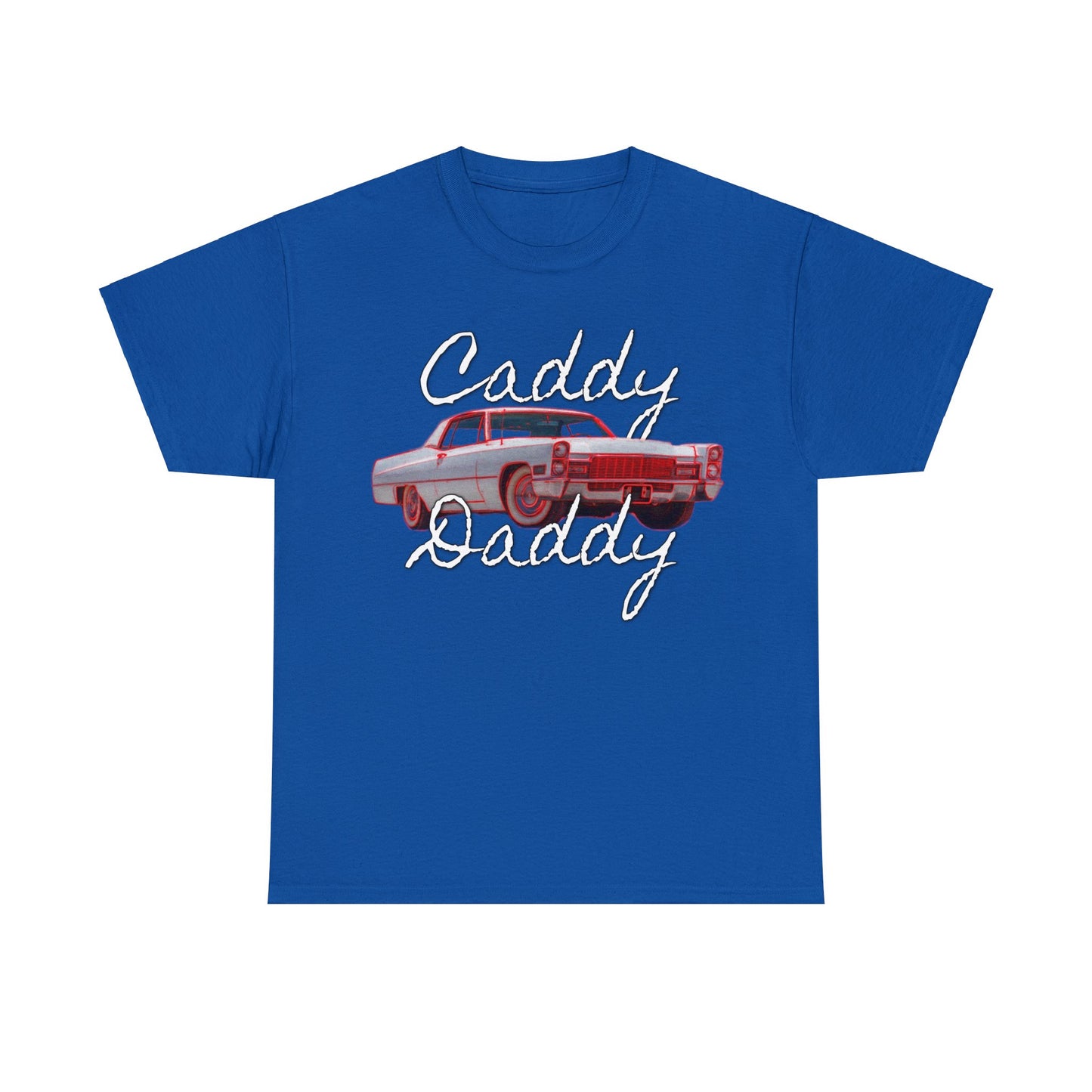 Cadillac, Vintage Car, Caddy Daddy, Retro DeVille Heavy Cotton Tee