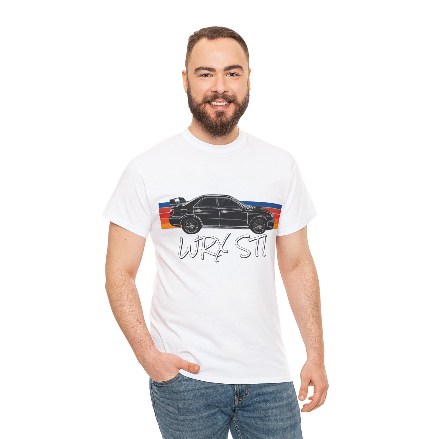 Impreza WRX STI Turbo Charged Subie Sports Car Heavy Cotton Tee