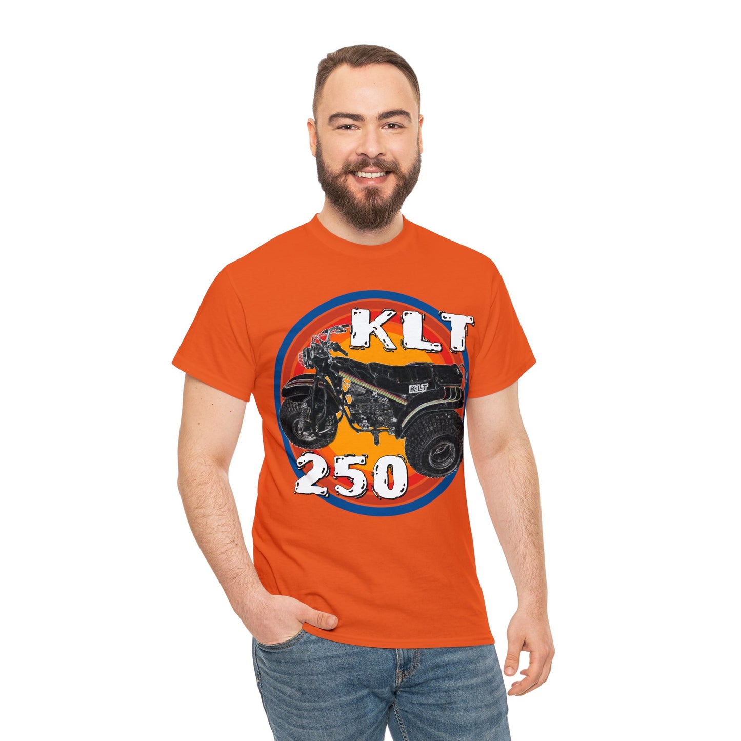 Vintage 1982 KLT 250 A Retro Three Wheeler ATV ATC Heavy Cotton Tee