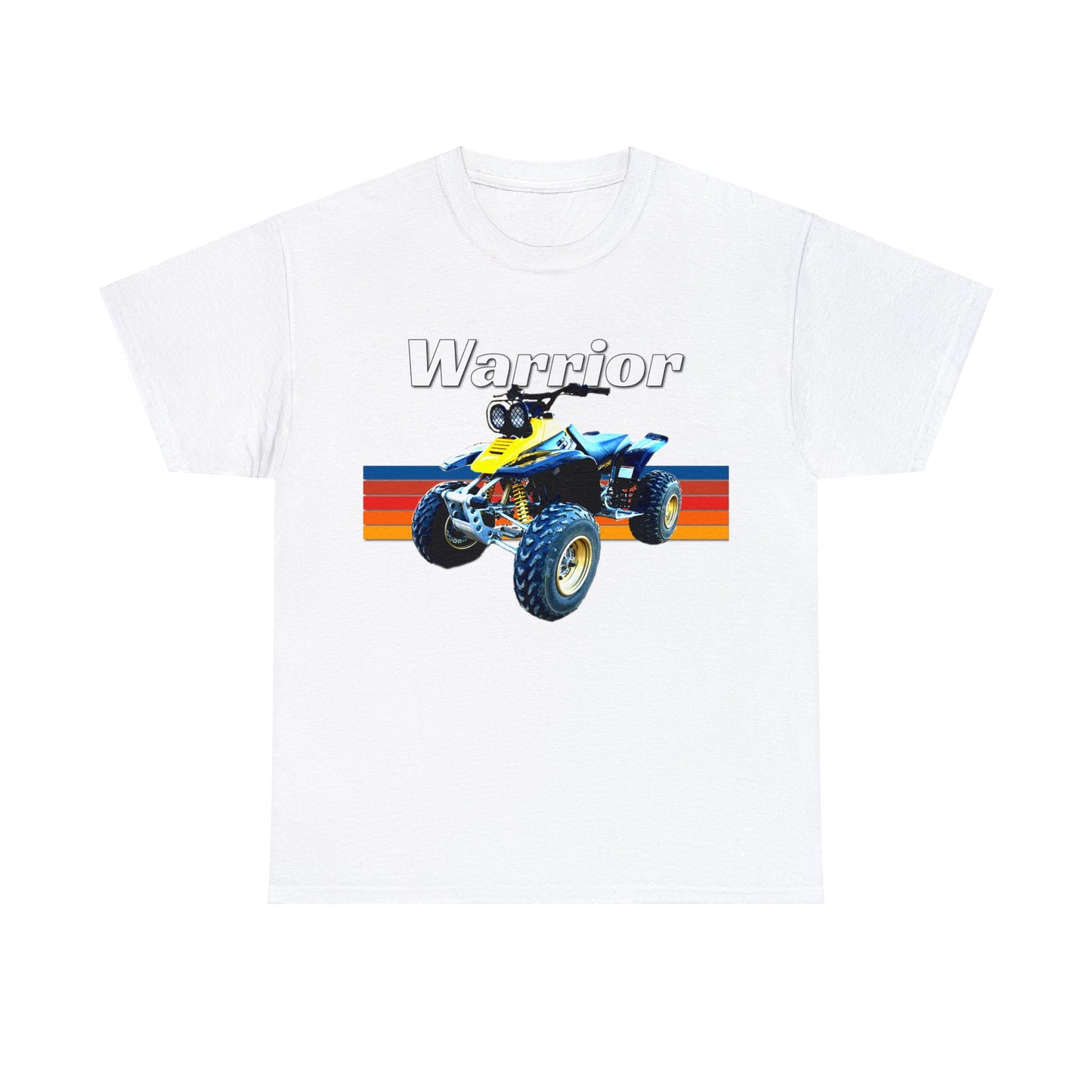 Warrior Quad Bike ATC ATV 4 wheeler Off Road Heavy Cotton Tee