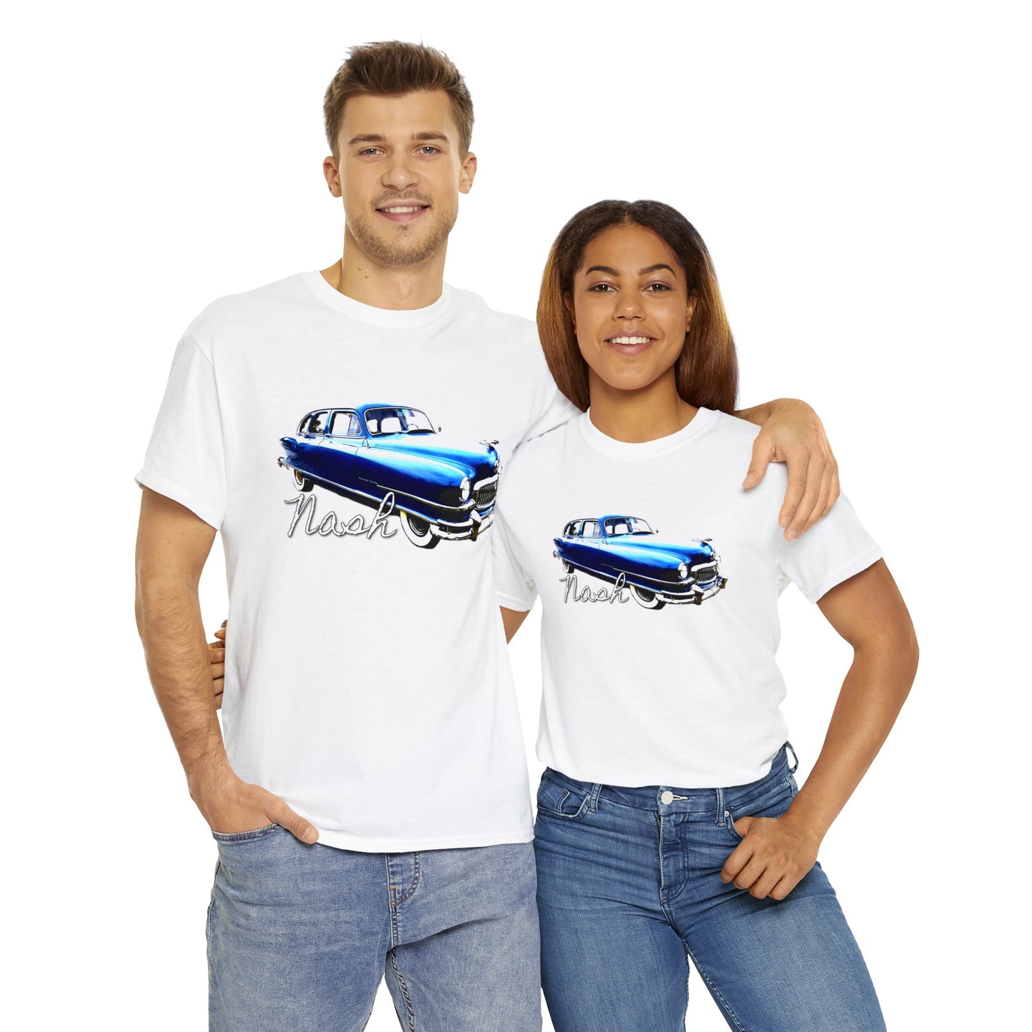 Nash Car, Vintage Car, Retro American Car, Mercury Heavy Cotton Tee