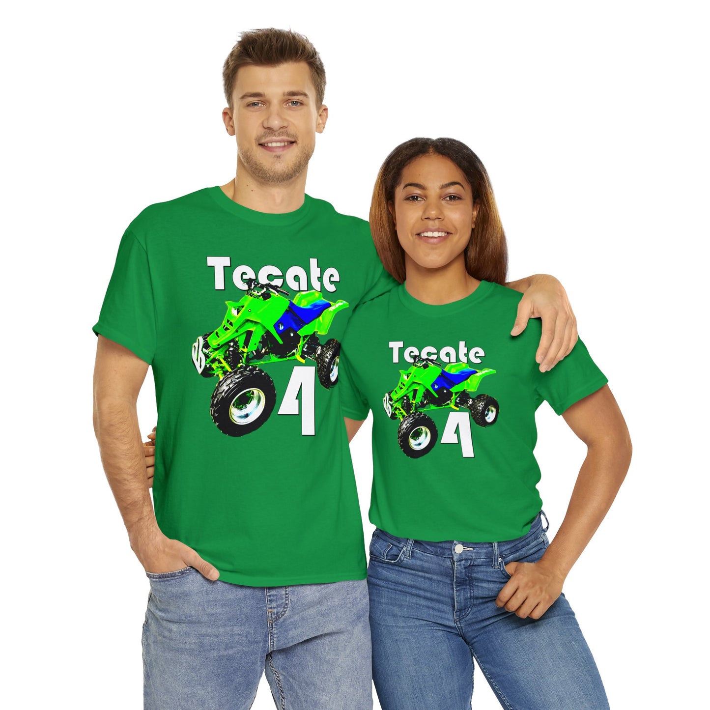 Tecate Vintage Four Wheeler 4 Wheeler ATC ATV Heavy Cotton Tee