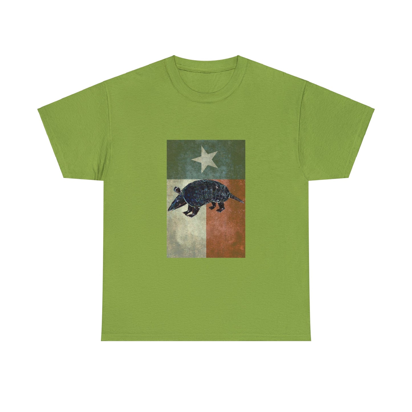 Vintage Texas Flag Armadillo Heavy Cotton Tee