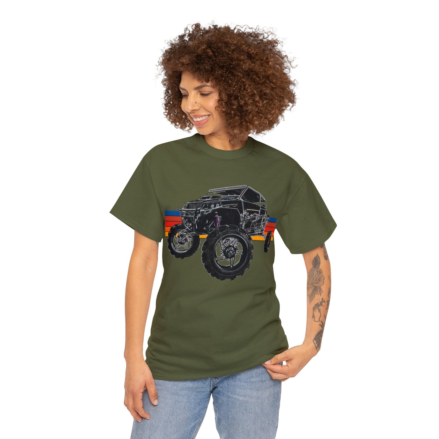 The General, 4x4, Off Road, UTV, Side By Side, ATV, ATC Heavy Cotton Tee