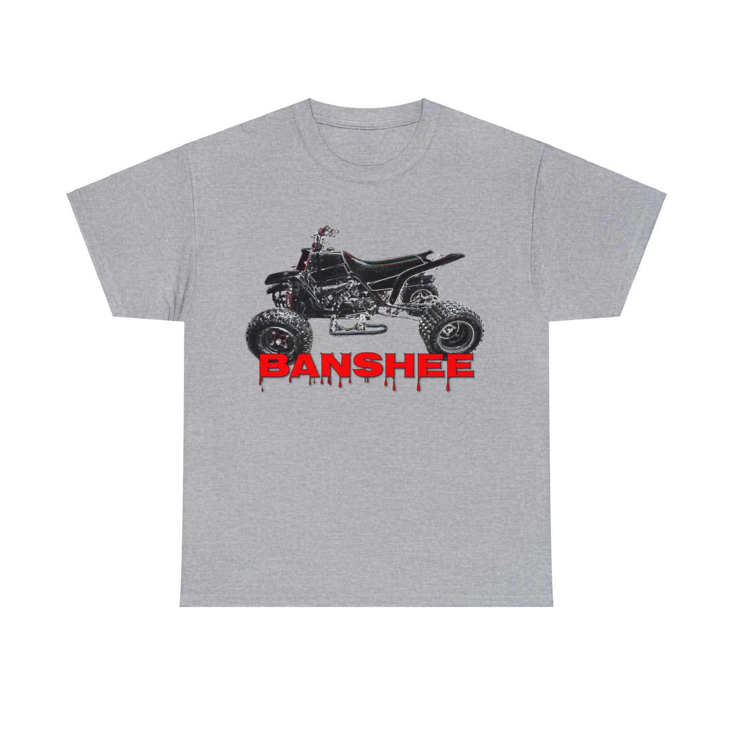 Banshee Quad ATV, Banshee Four Wheeler, Quad Bike Heavy Cotton Tee