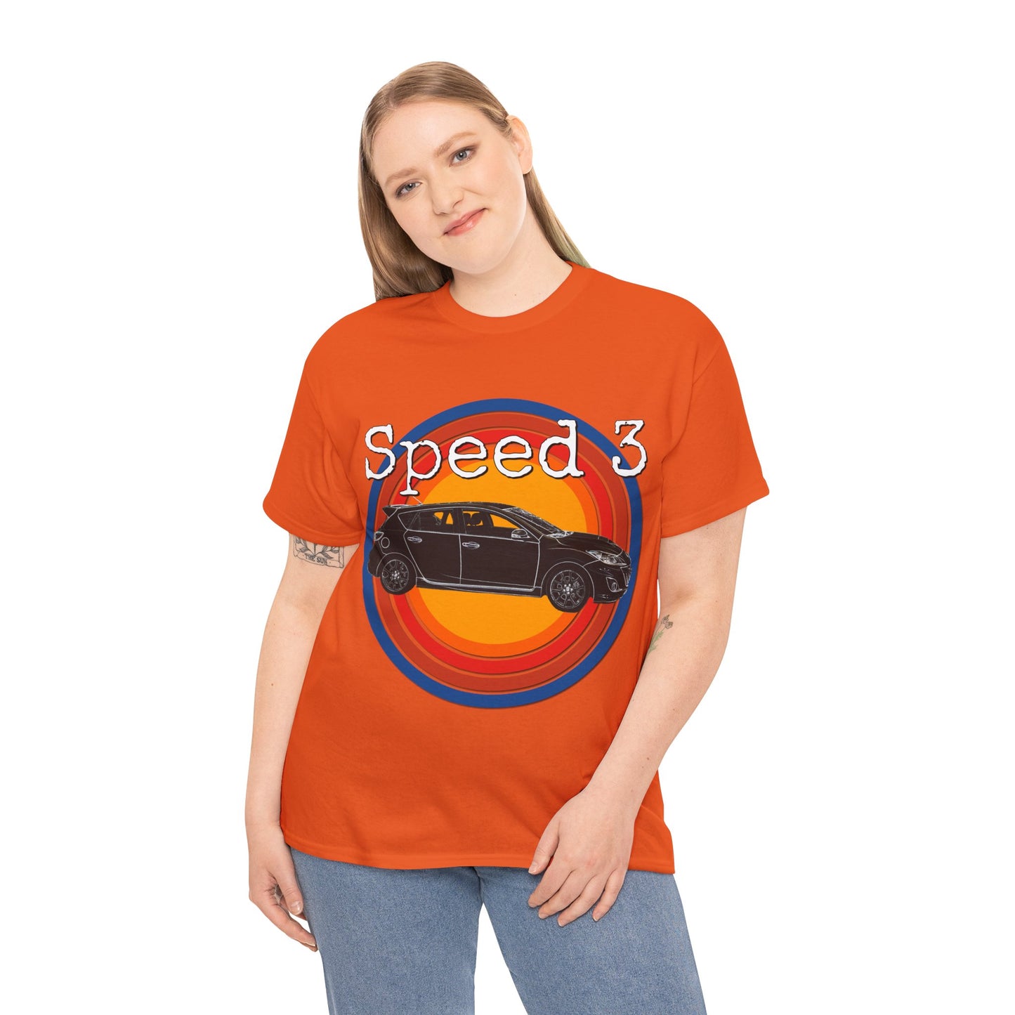 Speed 3 Hot Hatch Turbo Charged Car Subie Heavy Cotton Tee