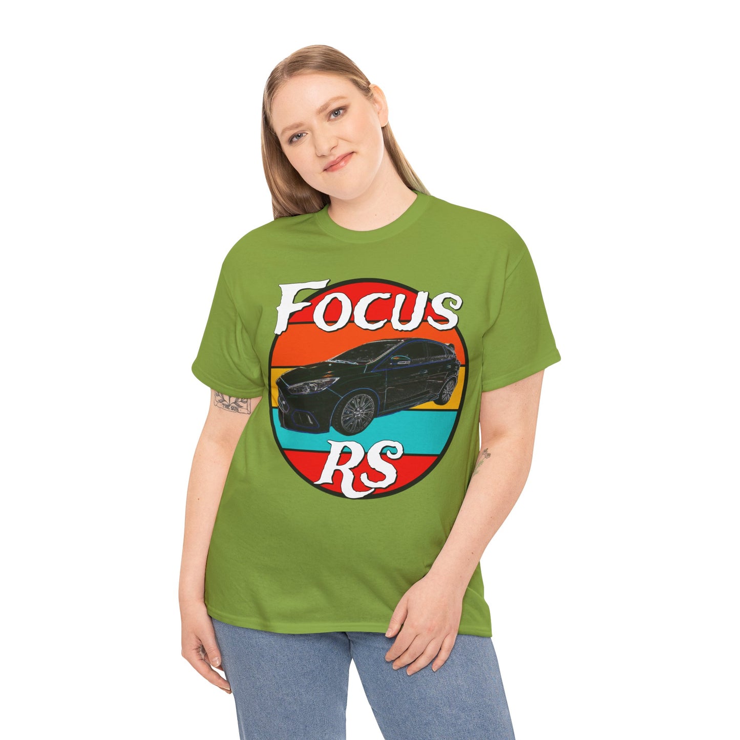 Focus RS Hot Hatch Turbo Charged Hatchback Sports Car Heavy Cotton Tee