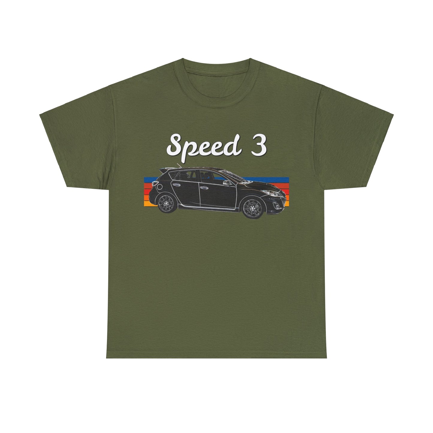 Speed 3 Hot Hatch Turbo Charged Car Subie Heavy Cotton Tee