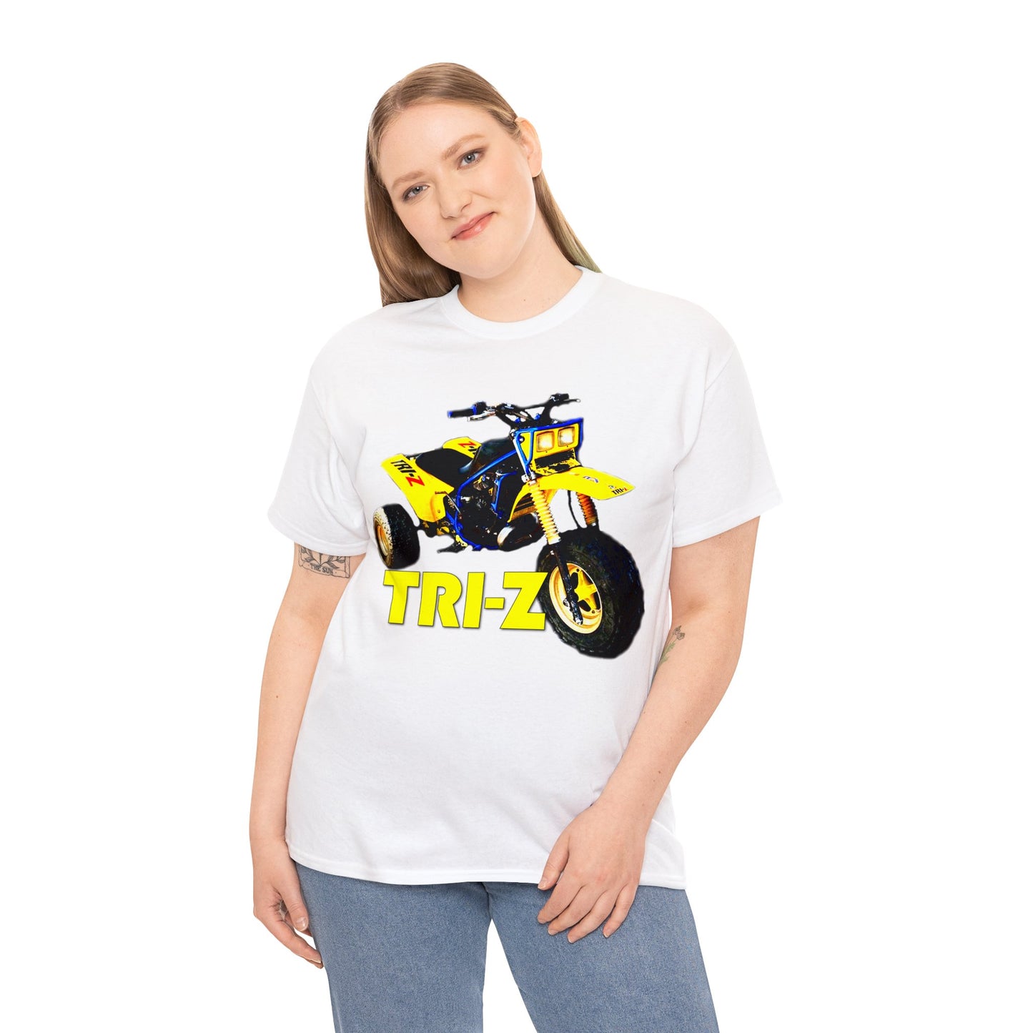 Tri Z Vintage Three Wheeler 3 Wheeler ATC ATV Heavy Cotton Tee