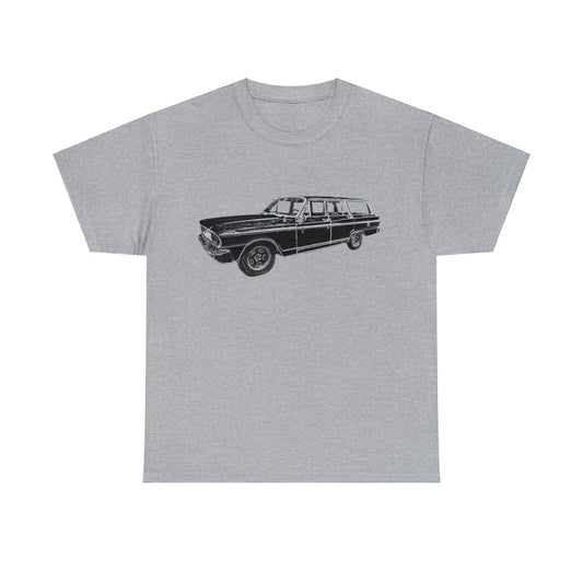 Vintage 1960s Station Wagon, Station Wagon, Family Car Heavy Cotton Tee