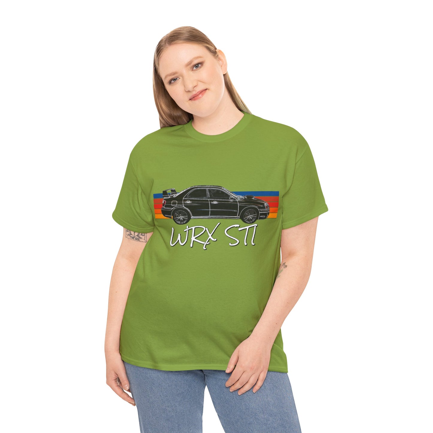 Impreza WRX STI Turbo Charged Subie Sports Car Heavy Cotton Tee