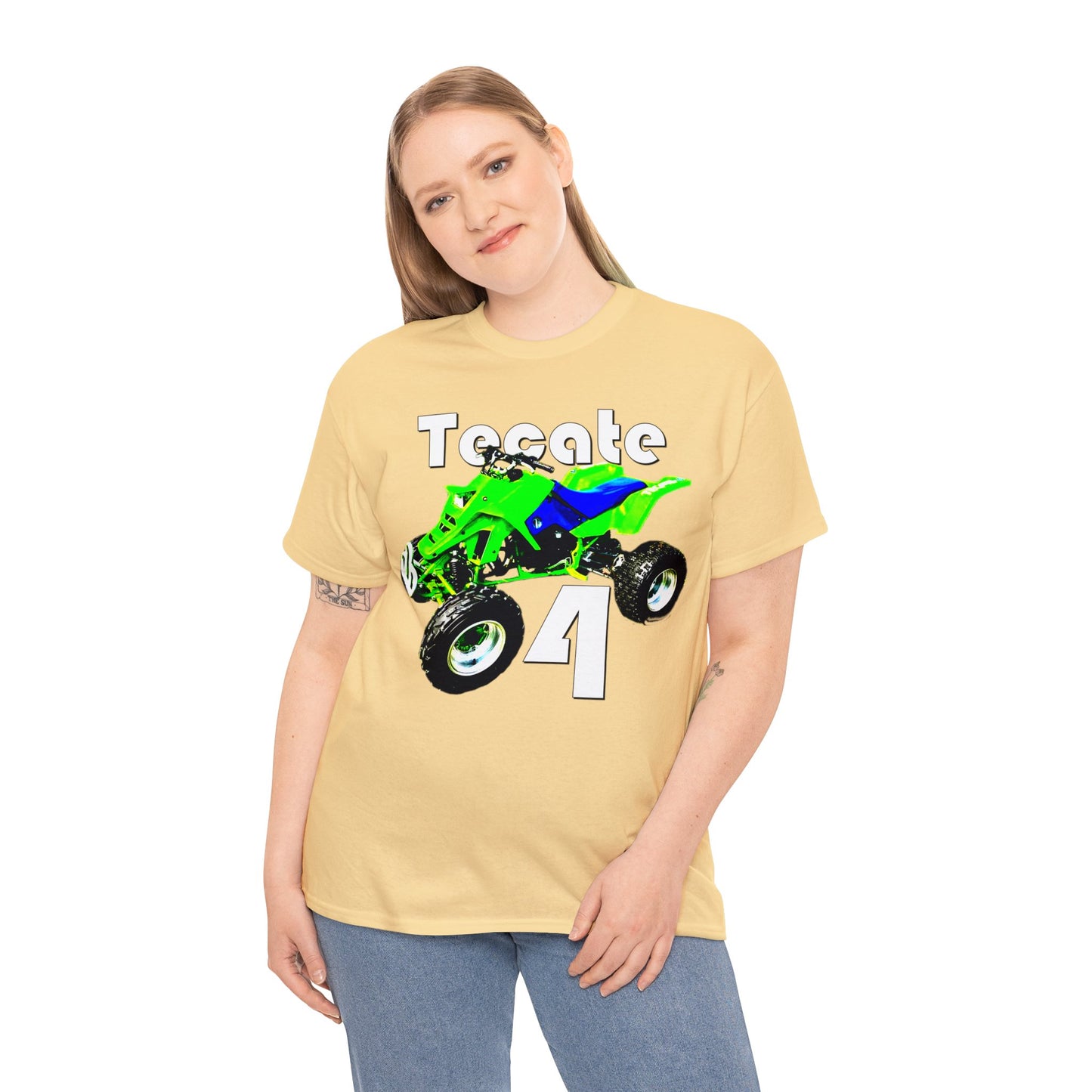 Tecate Vintage Four Wheeler 4 Wheeler ATC ATV Heavy Cotton Tee