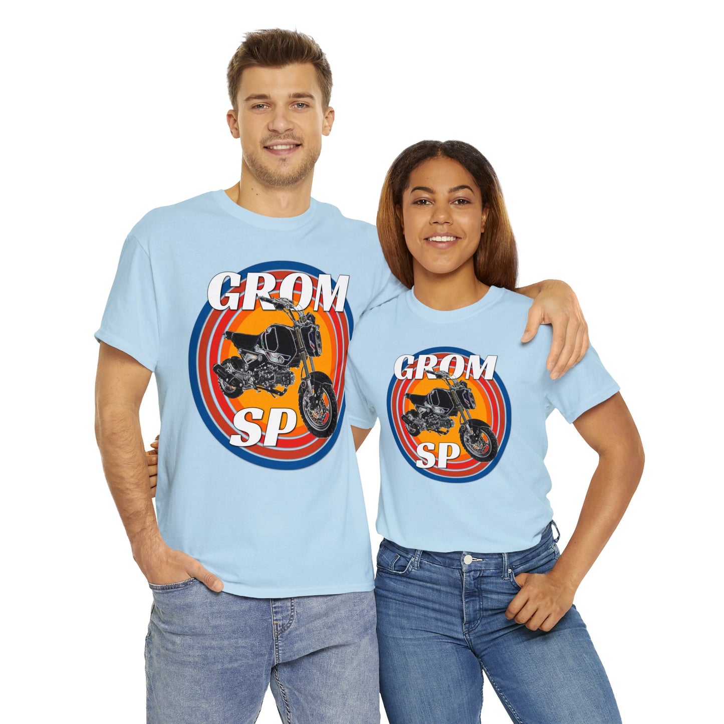 Grom SP Motorcycle Minibike Motocross Motor Bike Heavy Cotton Tee