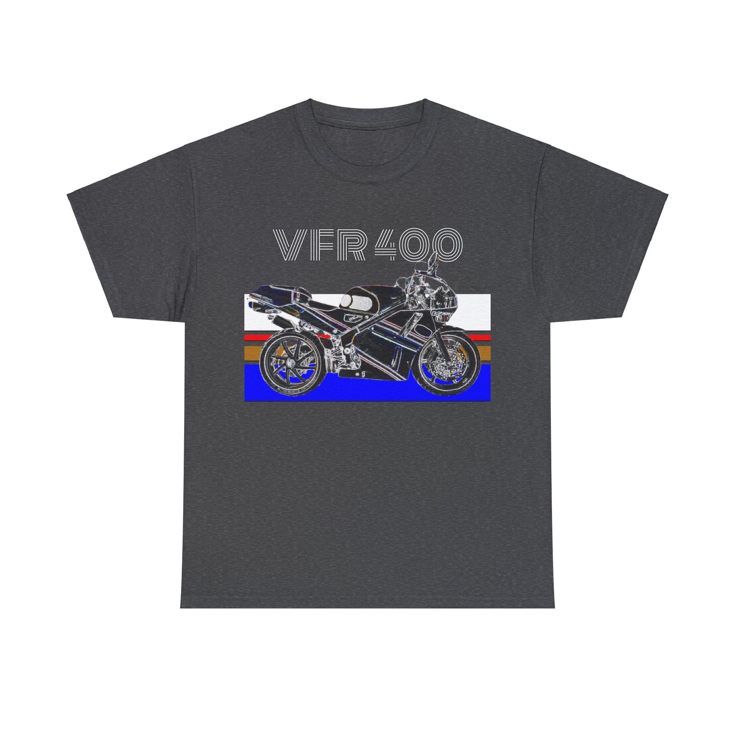 VFR 400 Motorcycle, Street Bike, Street Motorcycle, Sport Bike Heavy Cotton Tee