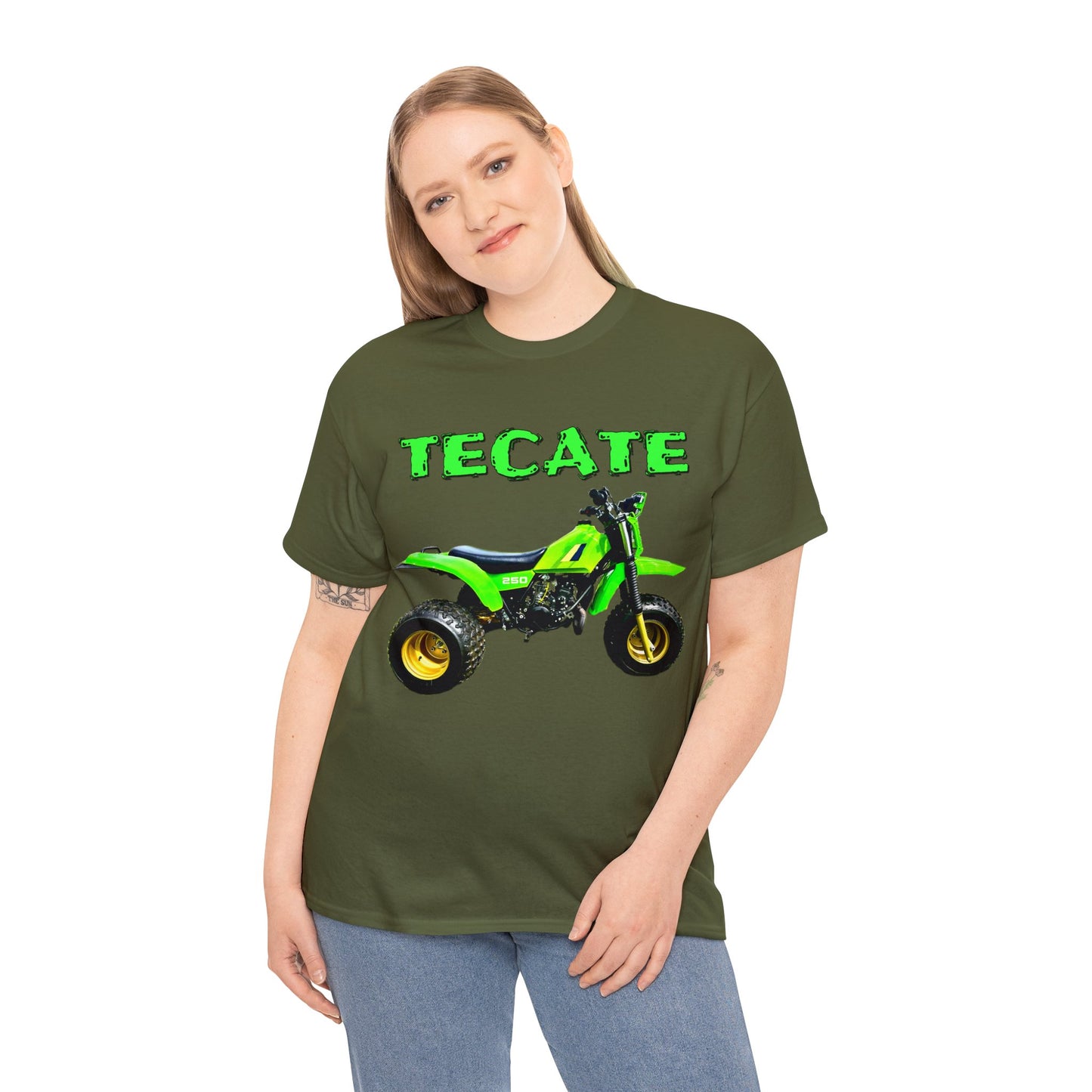 Tecate Vintage Three Wheeler 3 Wheeler ATC ATV Heavy Cotton Tee