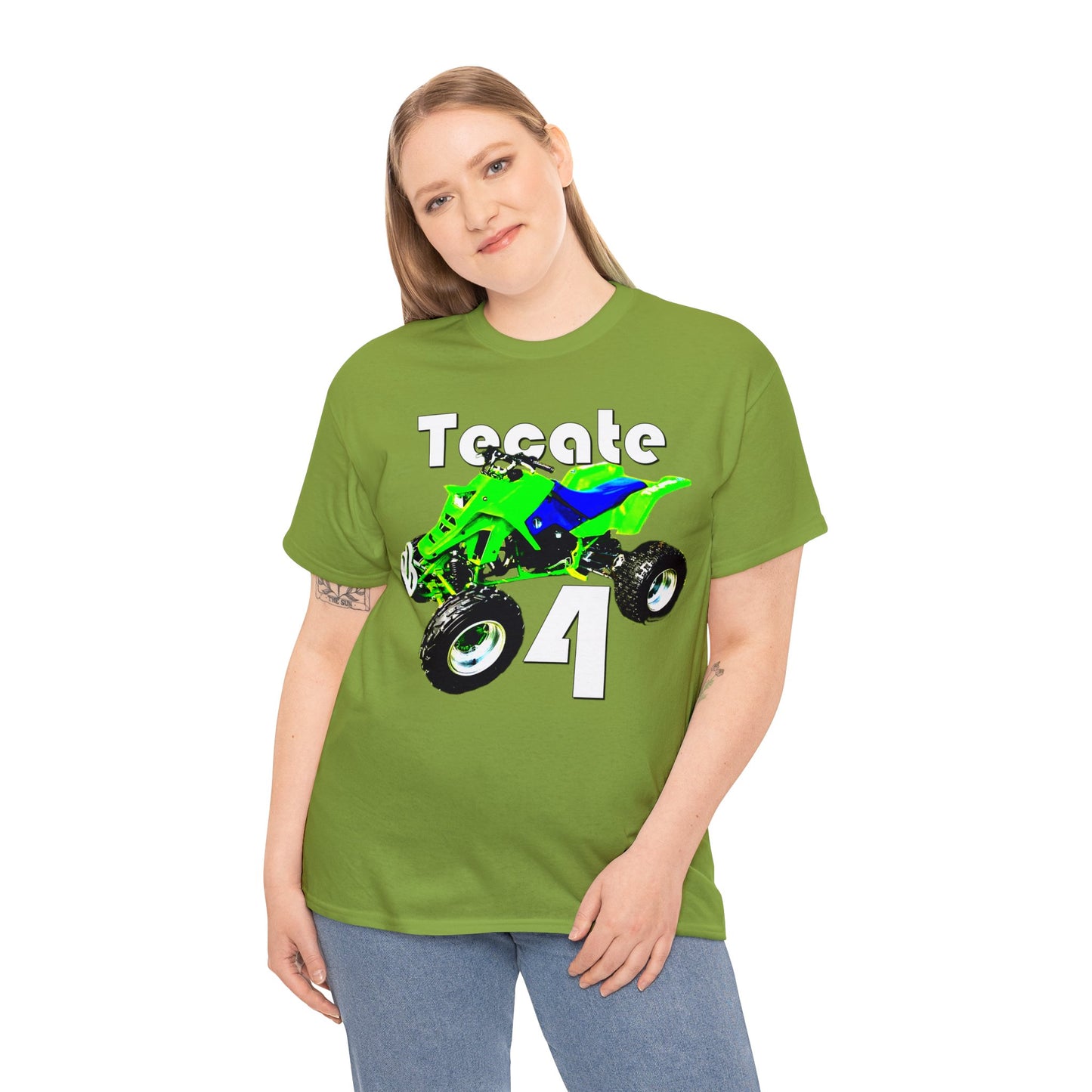 Tecate Vintage Four Wheeler 4 Wheeler ATC ATV Heavy Cotton Tee