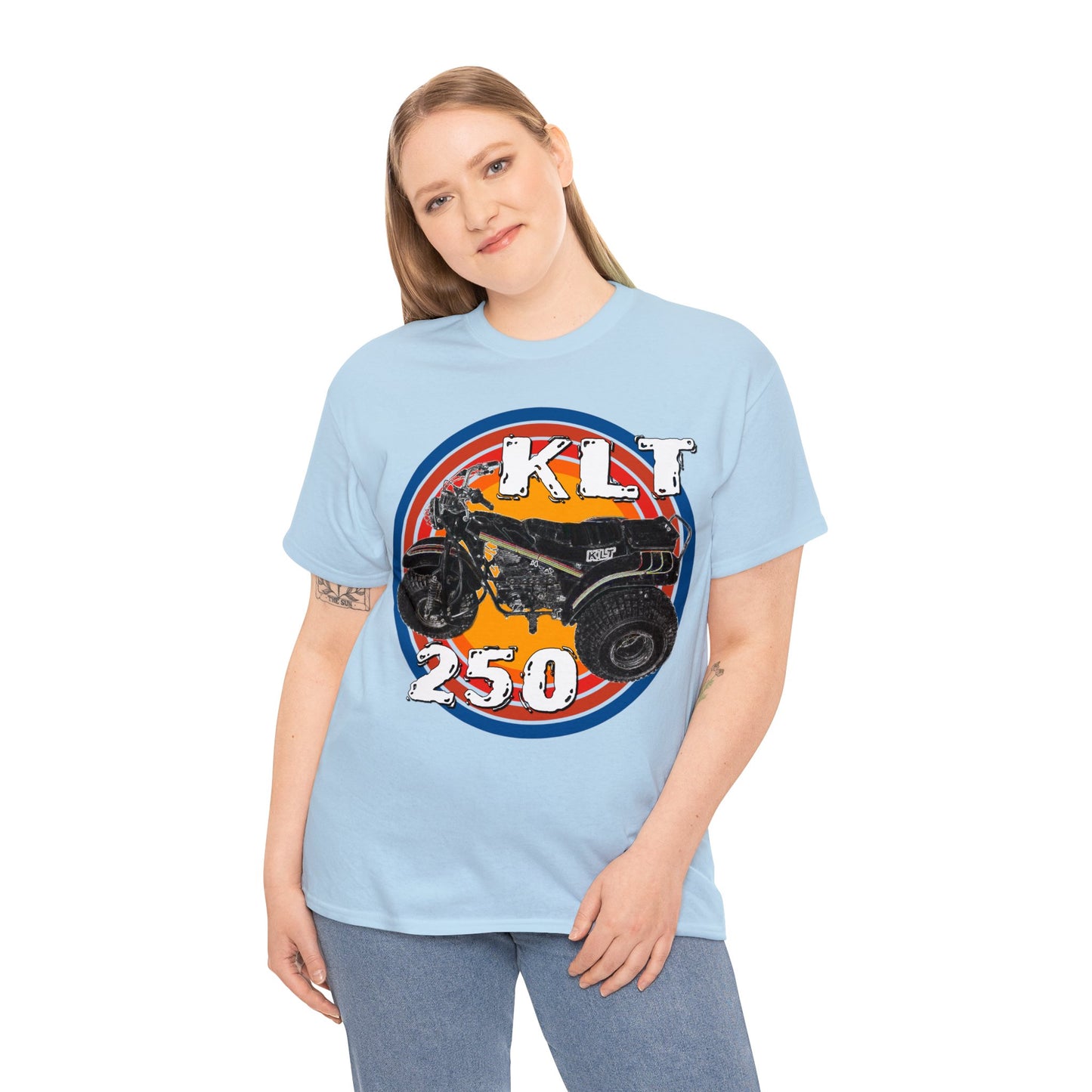 Vintage 1982 KLT 250 A Retro Three Wheeler ATV ATC Heavy Cotton Tee