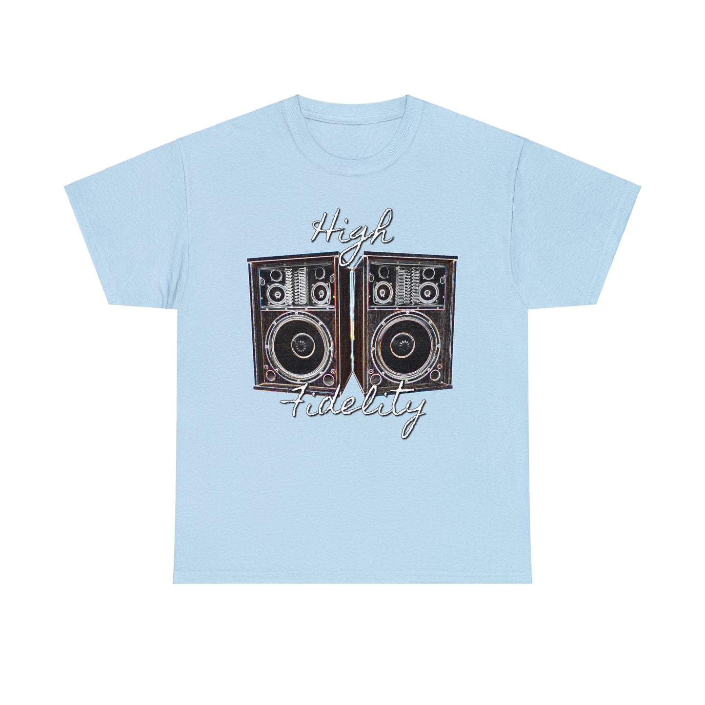 Audiophile, Vintage Stereo Speakers, High Fidelity, Lover of Music, Vintage Heavy Cotton Tee