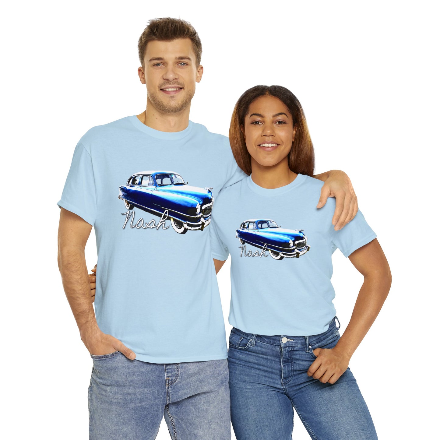 Nash Car, Vintage Car, Retro American Car, Mercury Heavy Cotton Tee