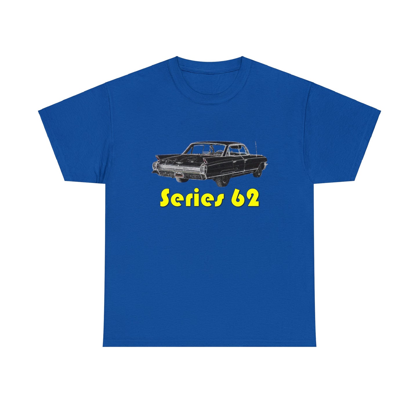 Series 62, Caddy, Vintage Car, Antique American Automobile, Retro Car Heavy Cotton Tee