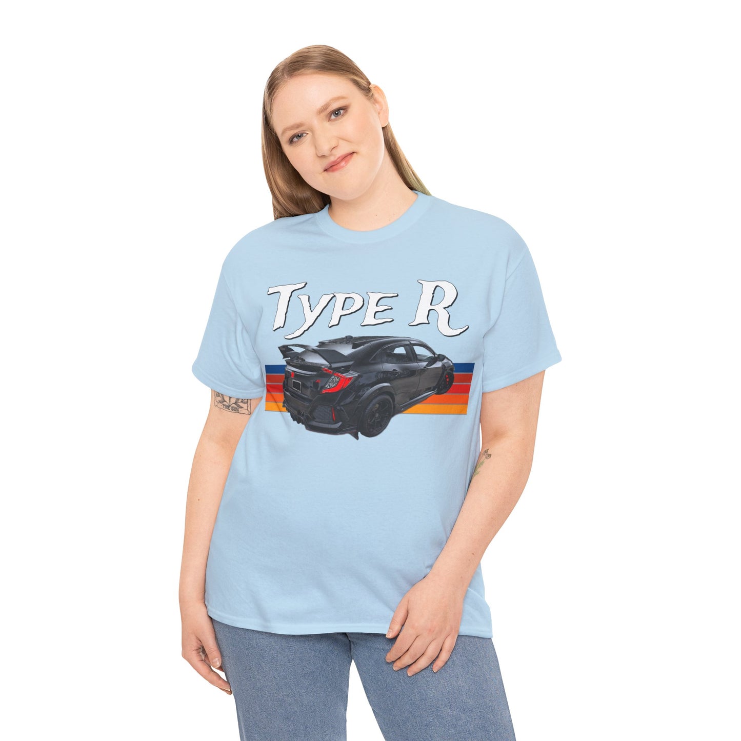 Civic Type R Hot Hatch Turbo Charged Hatchback Sports Car Heavy Cotton Tee