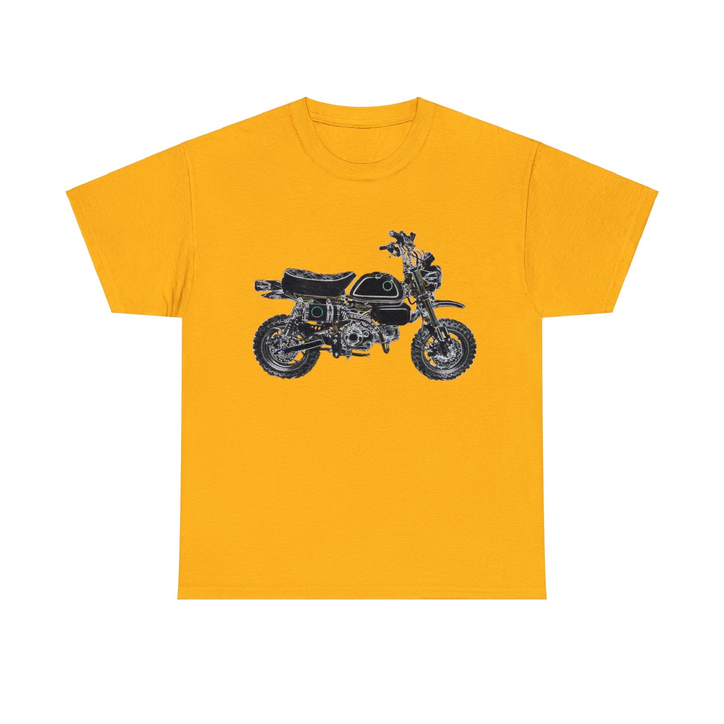 125Z Monkey Motorcycle, Mini Bike, Motocross, Off Road Heavy Cotton Tee