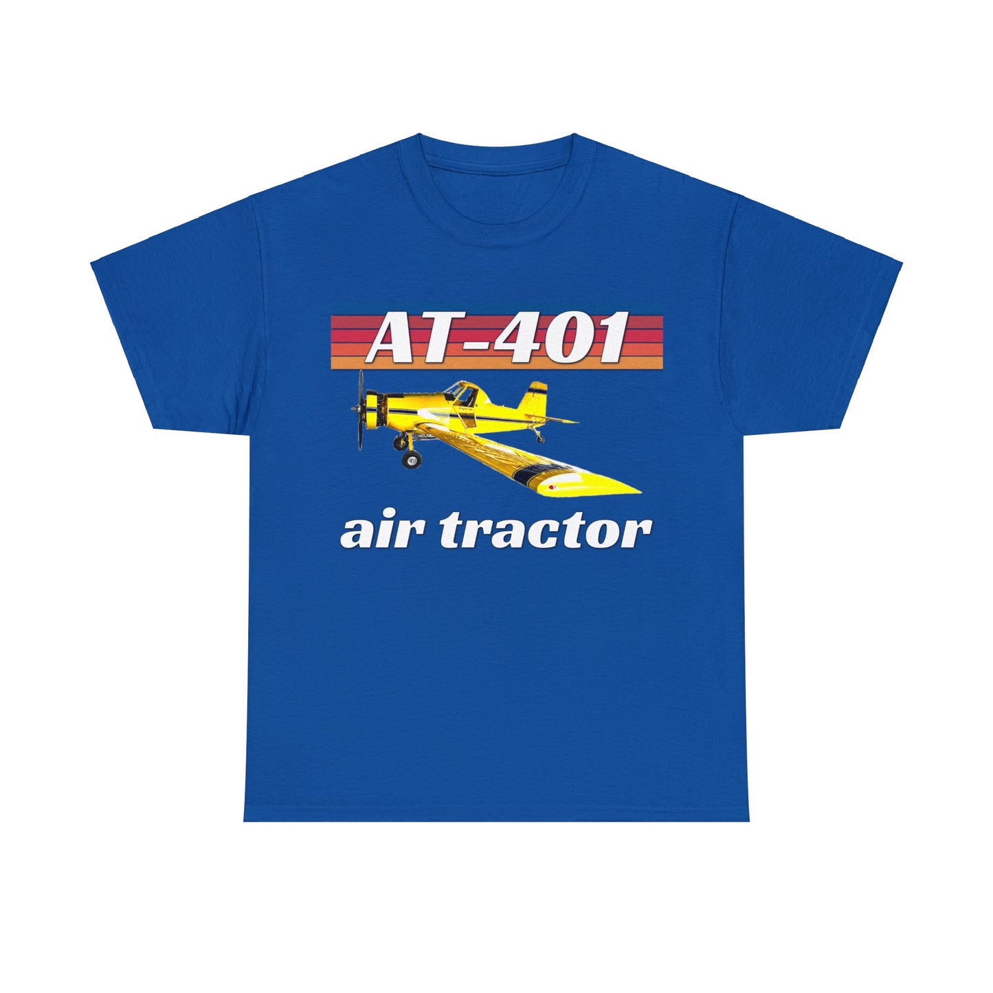 AT 401 Crop Duster Plane, Air Tractor Airplane, Farming Airplane Heavy Cotton Tee