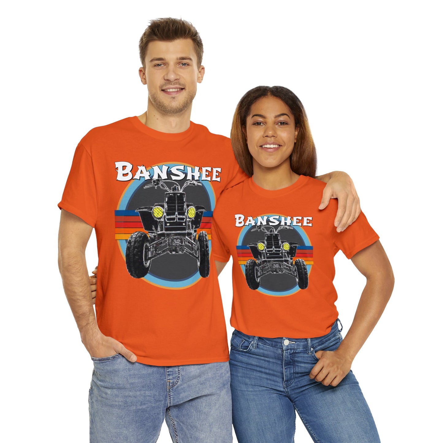 Banshee Quad ATV, Banshee Four Wheeler, Quad Bike Heavy Cotton Tee