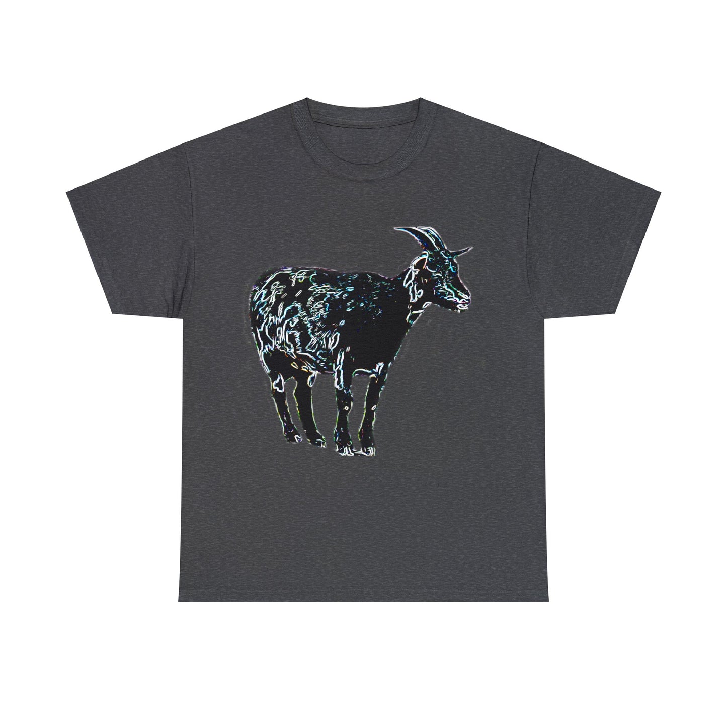 Vintage Retro Farm Goat, Billy Goat Heavy Cotton Tee