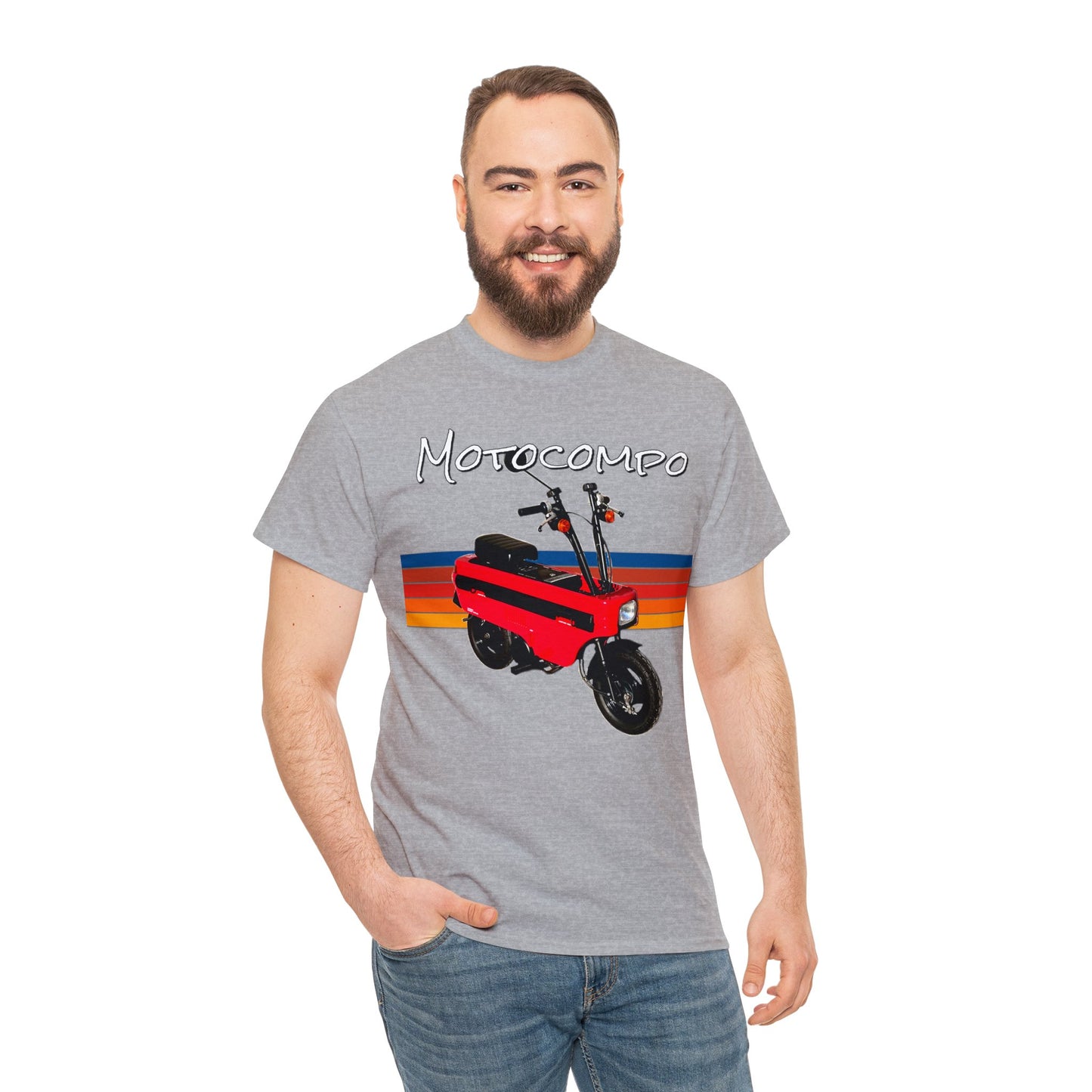 Motocompo Scooter Mini Bike Motorcycle Moped Heavy Cotton Tee