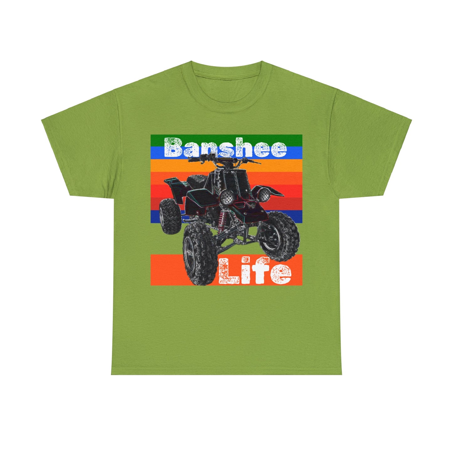 Banshee Quad ATV, Banshee Four Wheeler, Quad Bike Heavy Cotton Tee