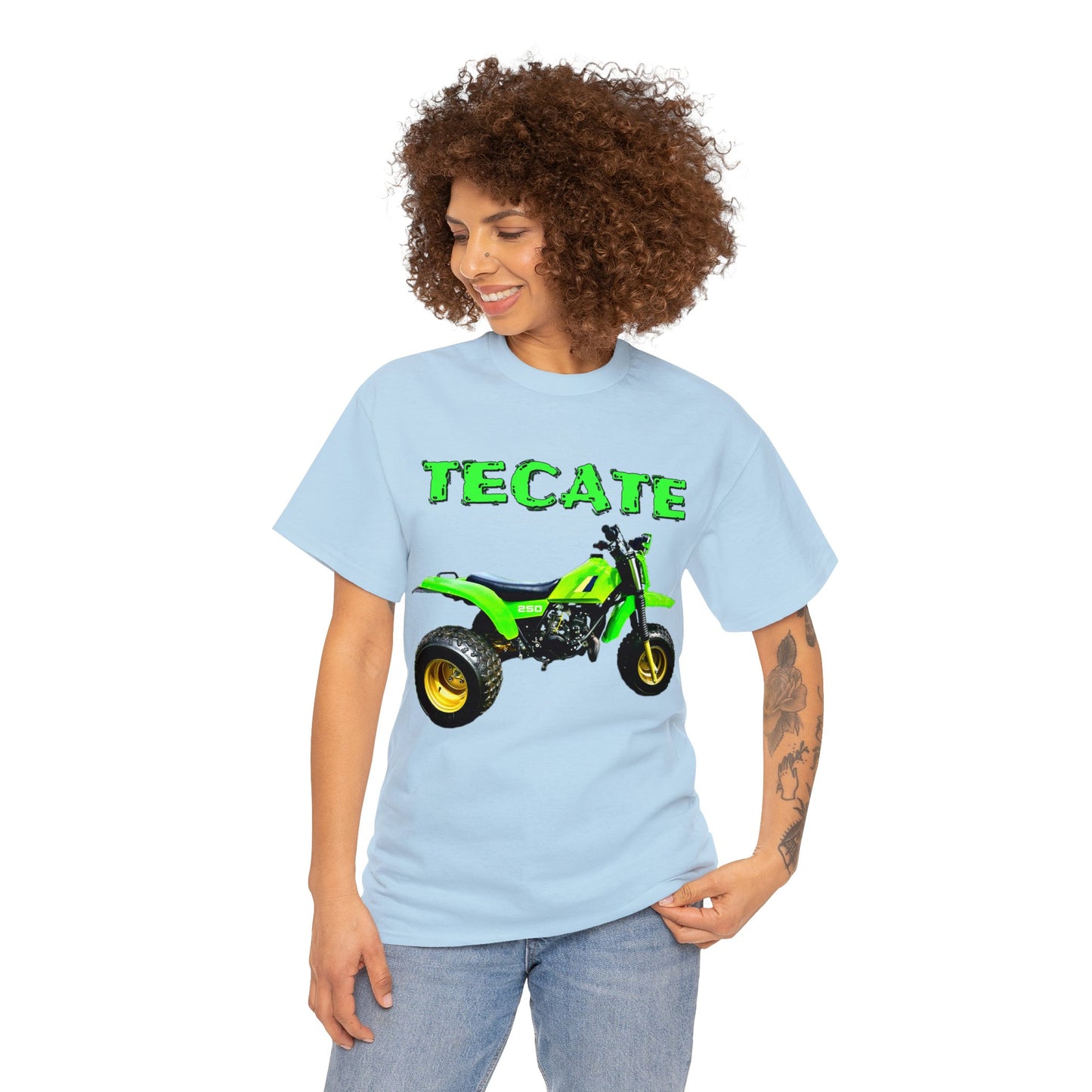 Tecate Vintage Three Wheeler 3 Wheeler ATC ATV Heavy Cotton Tee