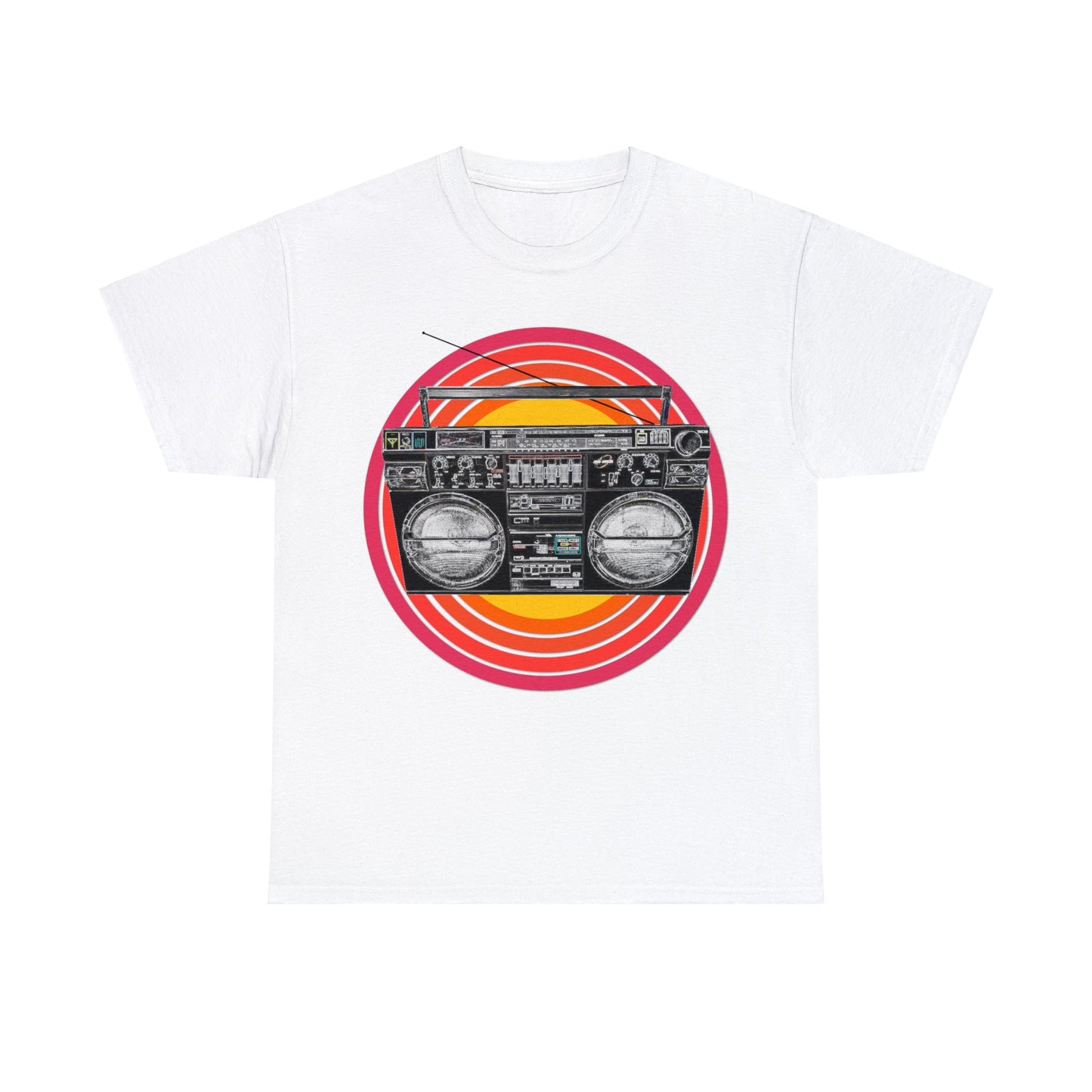 Jambox, Boom Box, Ghetto Blaster, Radio, Tape Player Heavy Cotton Tee