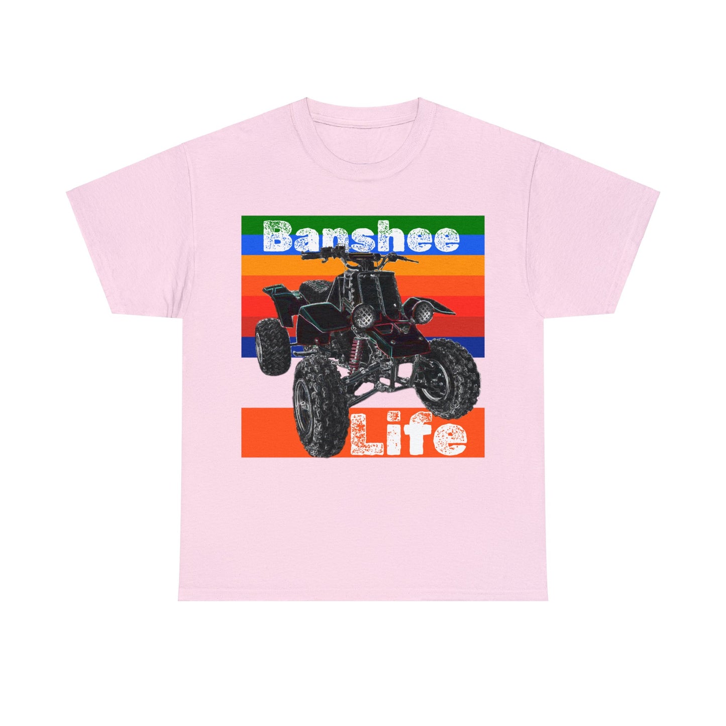 Banshee Quad ATV, Banshee Four Wheeler, Quad Bike Heavy Cotton Tee