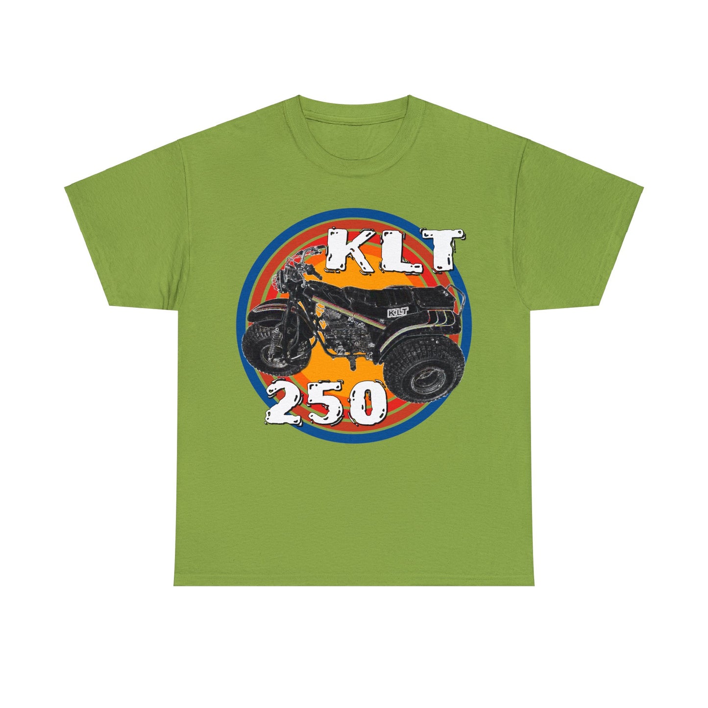 Vintage 1982 KLT 250 A Retro Three Wheeler ATV ATC Heavy Cotton Tee