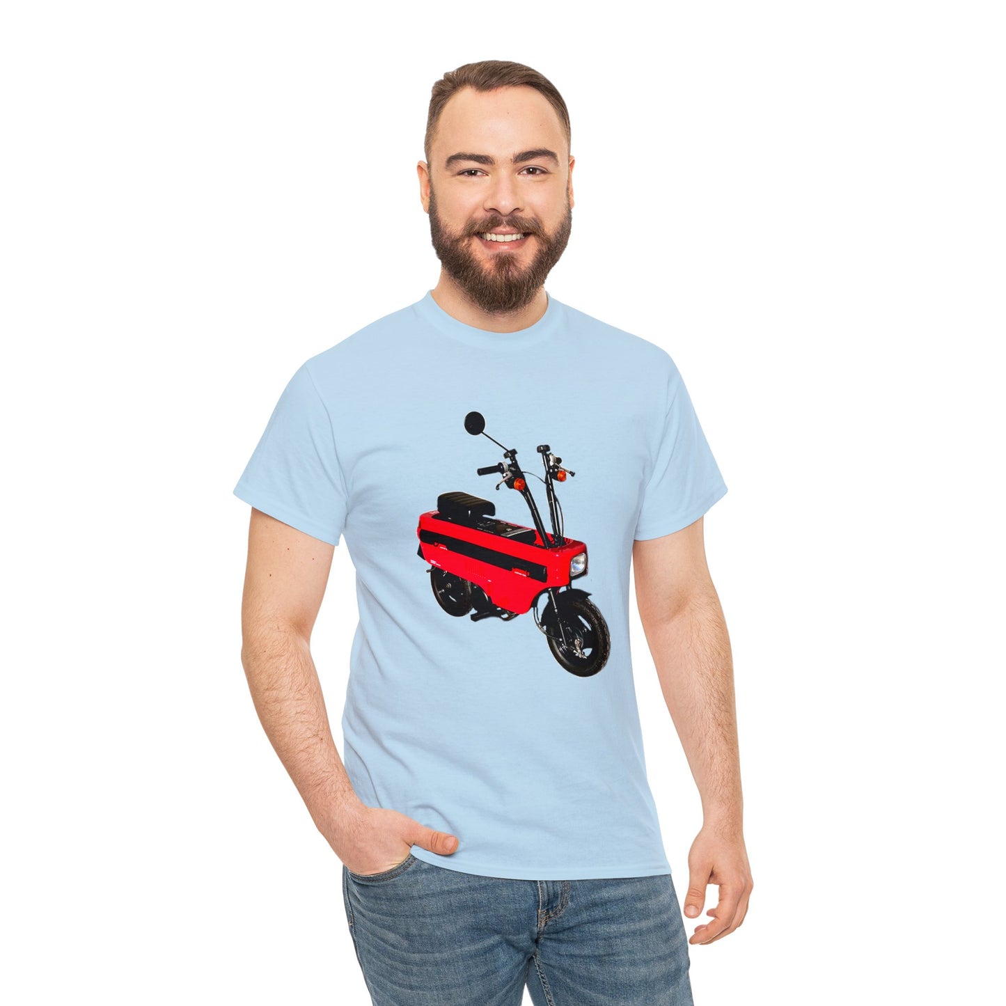 Motocompo Scooter Mini Bike Motorcycle Moped Heavy Cotton Tee