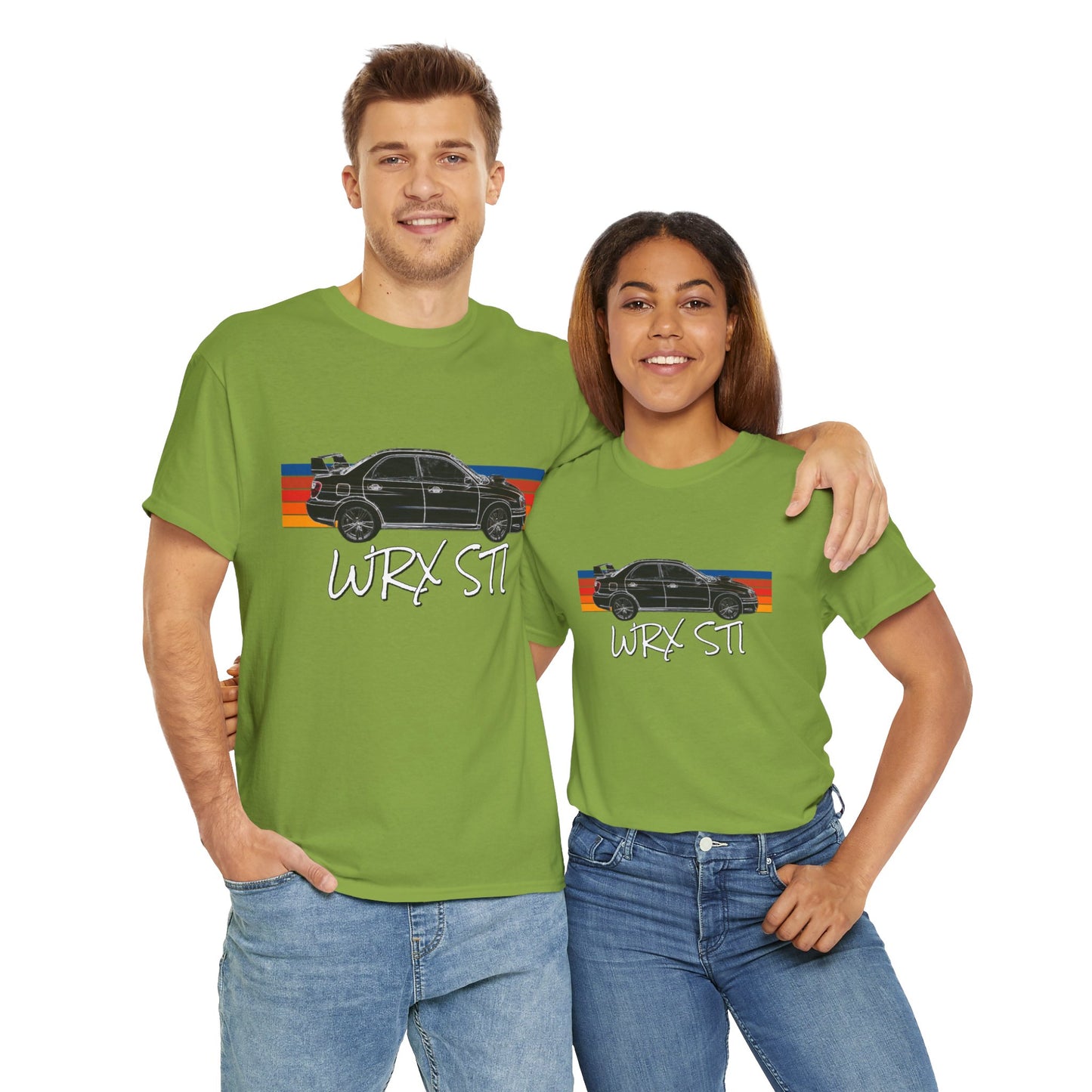 Impreza WRX STI Turbo Charged Subie Sports Car Heavy Cotton Tee