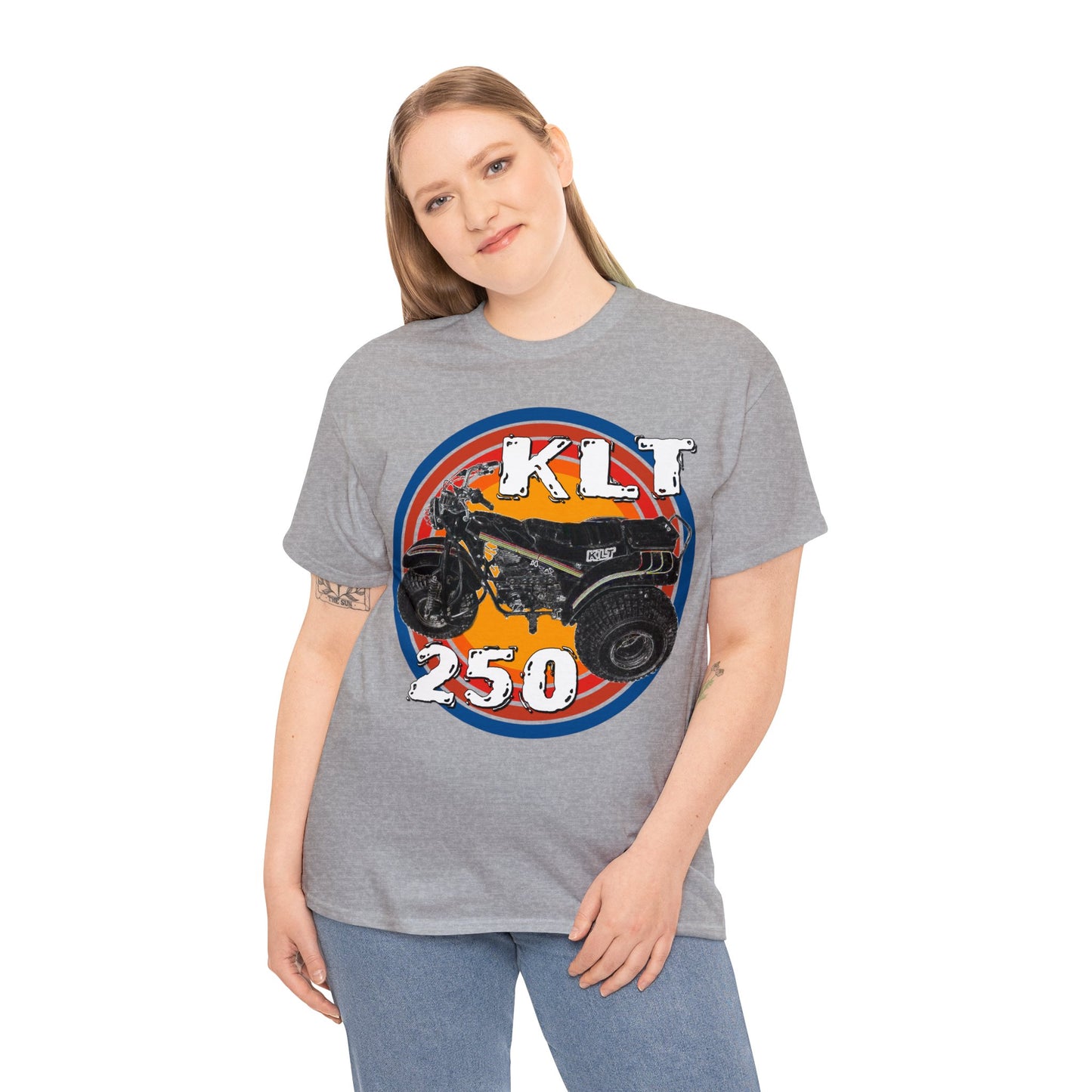 Vintage 1982 KLT 250 A Retro Three Wheeler ATV ATC Heavy Cotton Tee